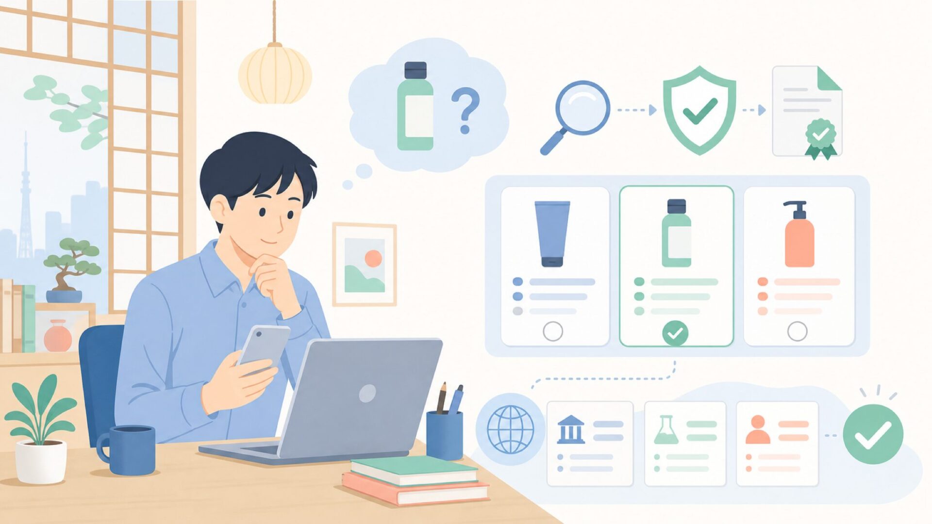 Stouchiはどこの国のブランドか——正体と拠点を公式情報で確認を表すイラスト