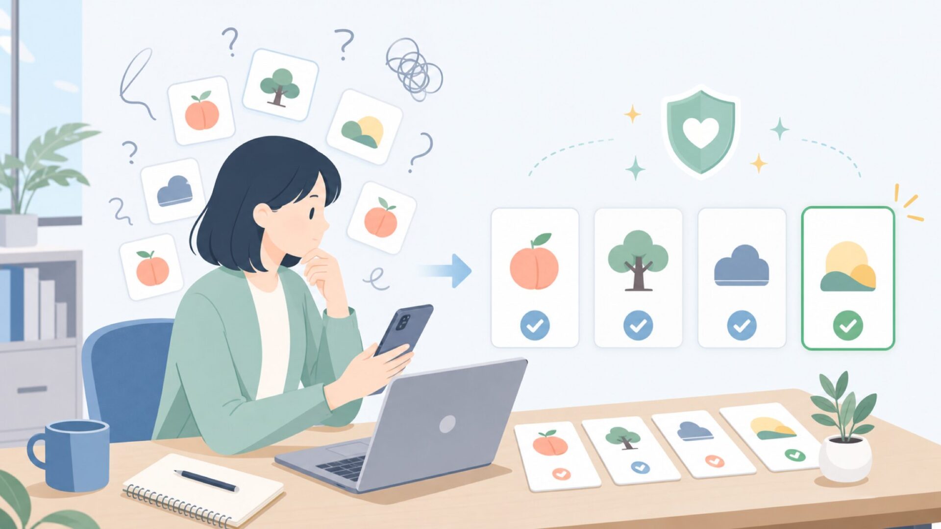 「Peachtree◯◯」が紛らわしいのはなぜ？正体の見分け方を表すイラスト