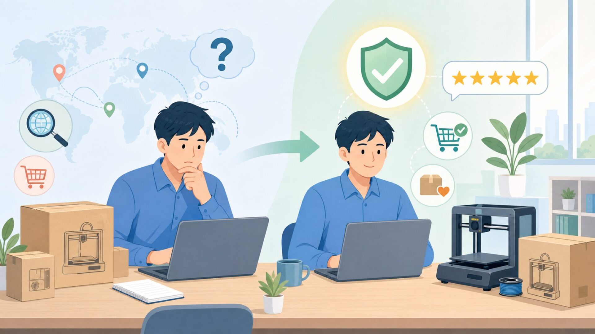 よくある質問を表すイラスト