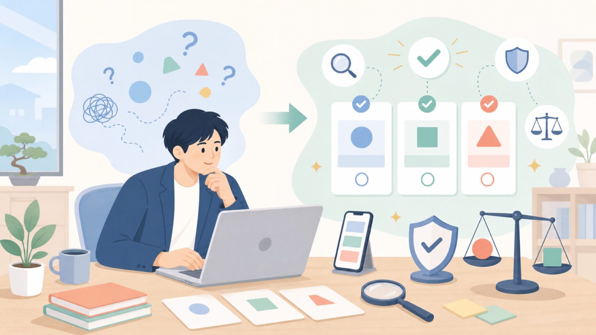 Mission Workshopの価格帯：高価格の根拠を整理するを表すイラスト