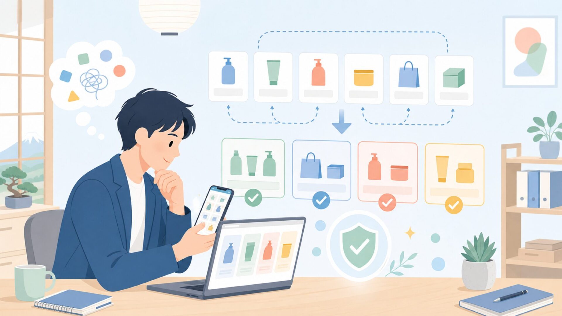 GAOMONの全製品ラインナップを整理するを表すイラスト