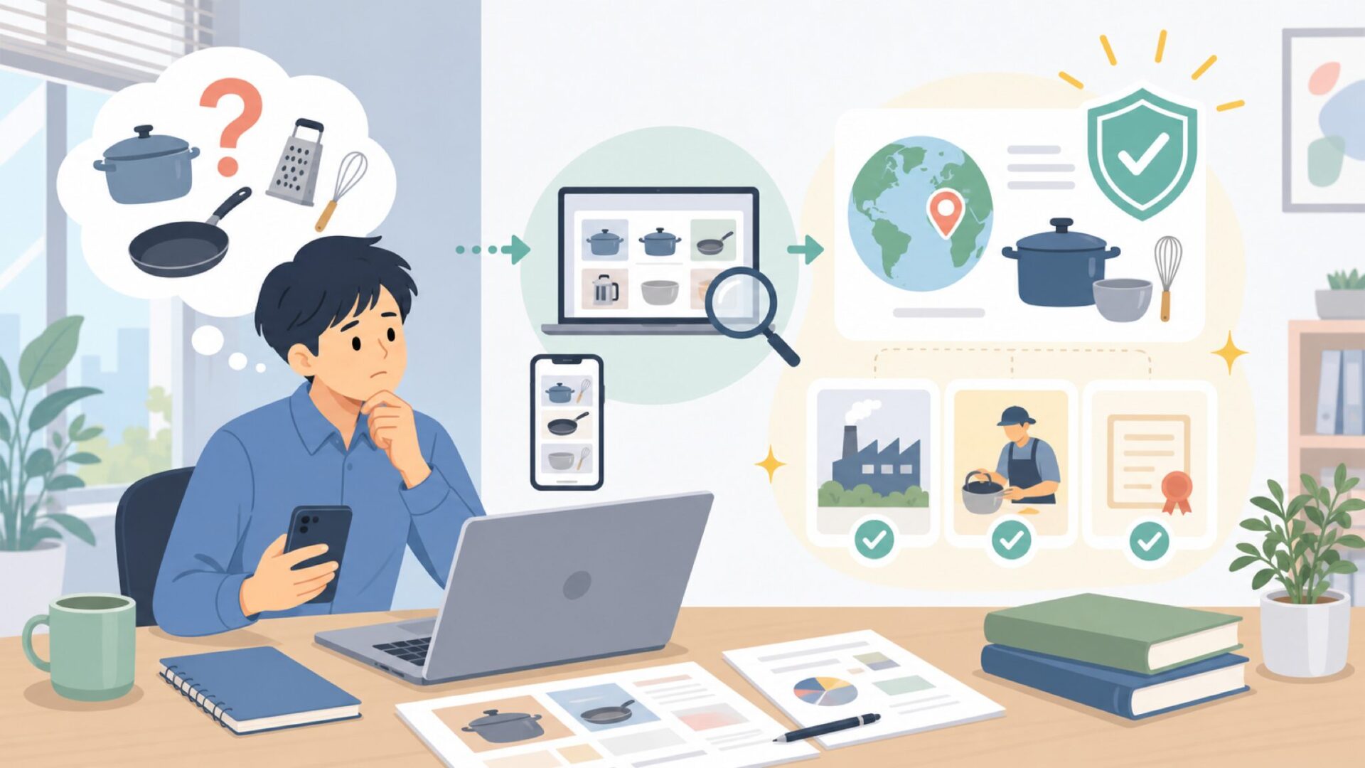 GEFUはどこの国のブランド？読み方と基本プロフィールを表すイラスト