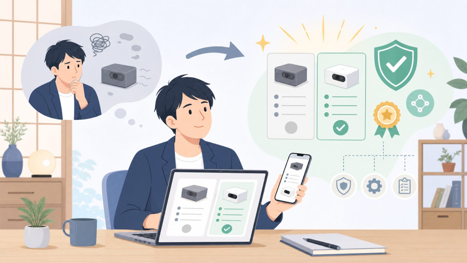 「中国製=粗悪品」は昔の話 — WEMAXの品質・技術力の実態を表すイラスト