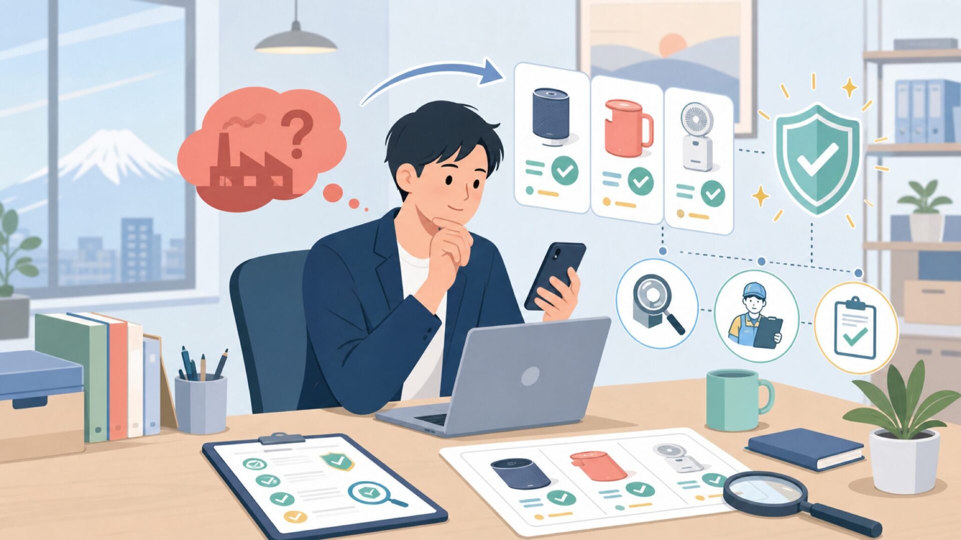 「中国製だから心配」は過去の話 — 技術力が証明する品質の実態を表すイラスト