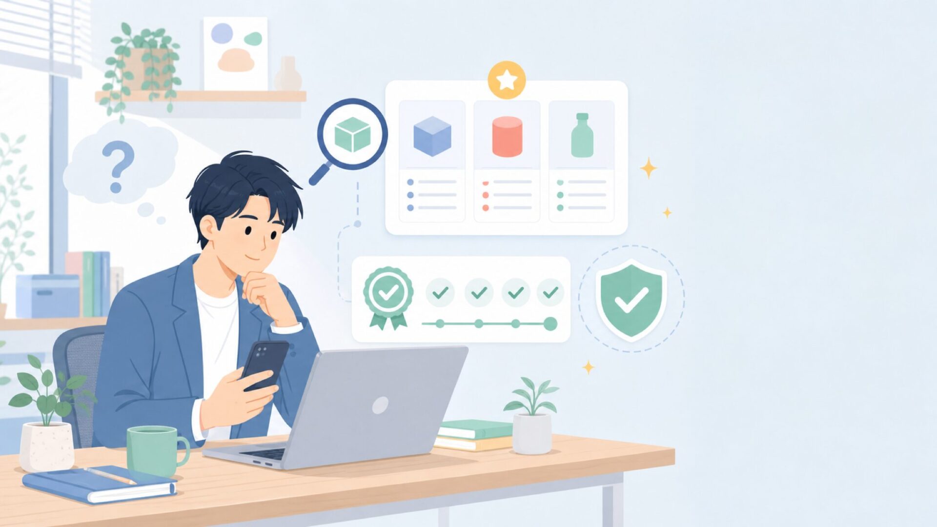 TechMatteの品質はどこまで信頼できるかを表すイラスト