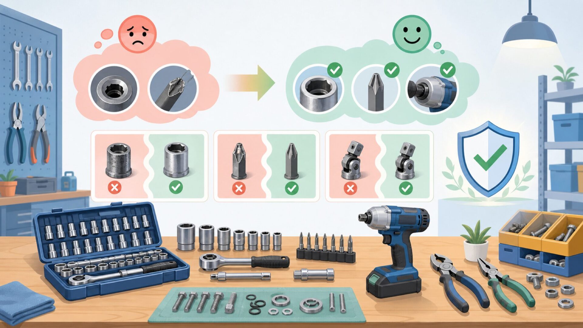「中国製で品質は大丈夫？」Jakemyの耐久性と作りを検証を表すイラスト