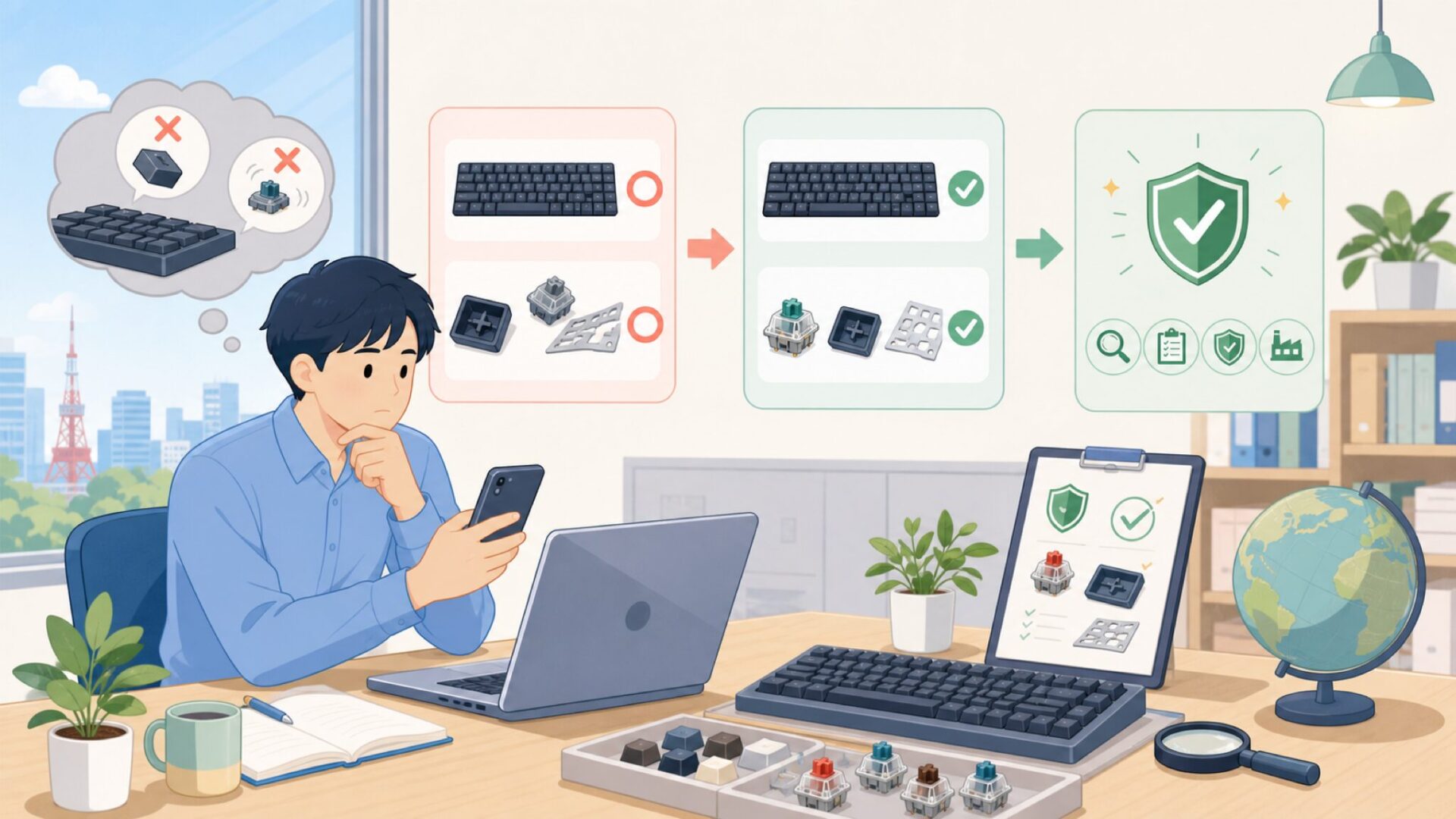 中国製=粗悪は本当か:TTCの品質を支える裏付けを表すイラスト