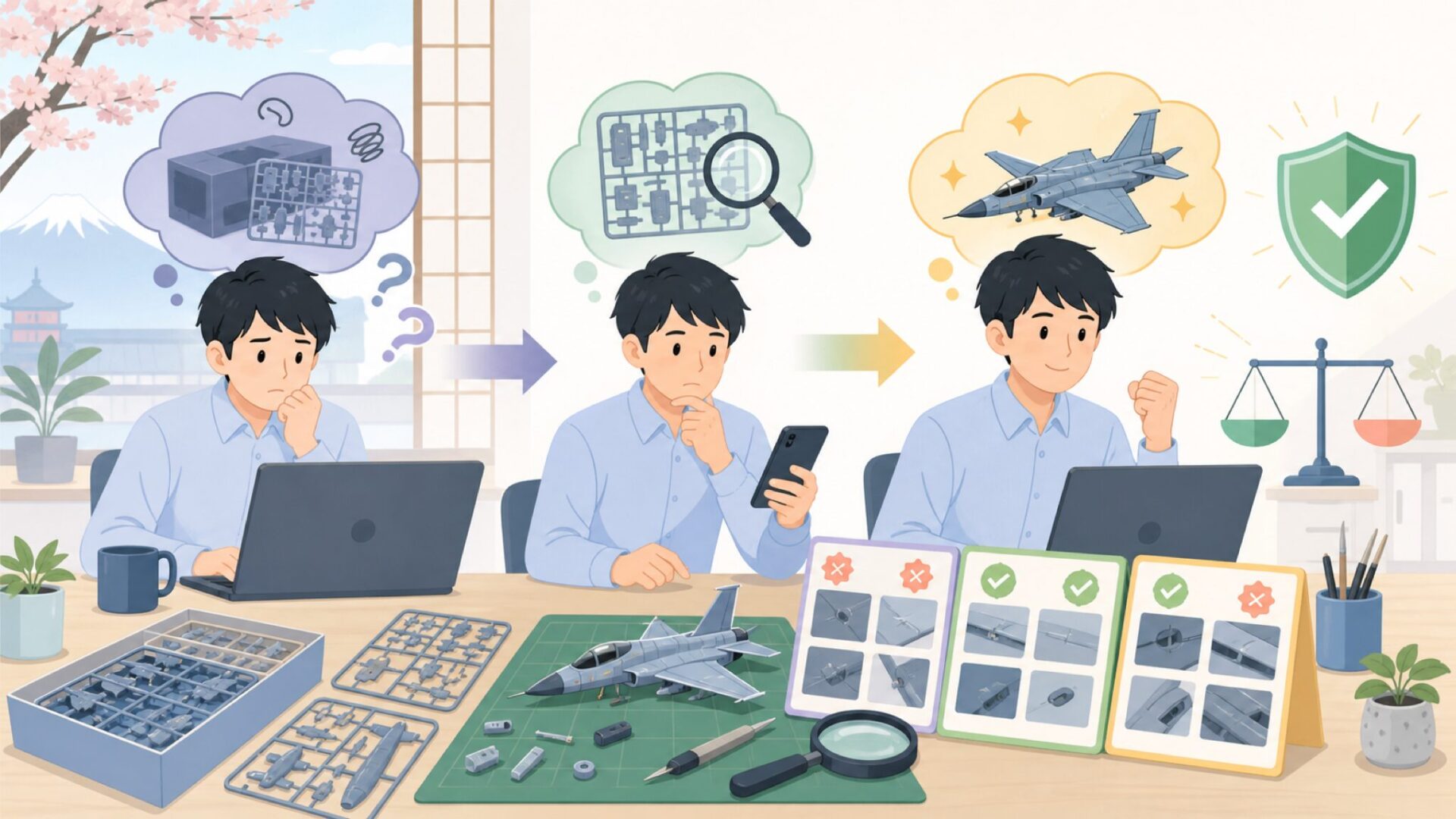 「中国製プラモは出来が悪い」は本当？Trumpeterの品質を検証を表すイラスト