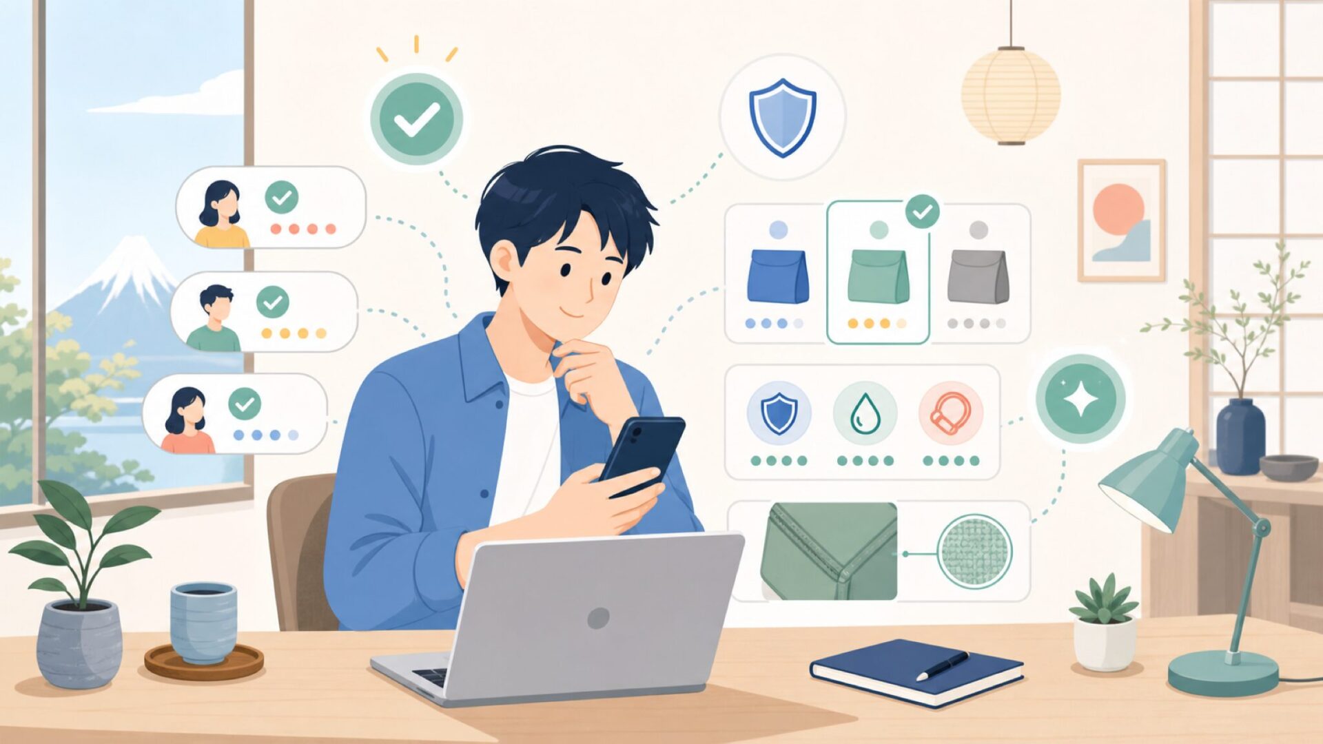 実際に買った人の評判でわかるTACTIXの品質と耐久性を表すイラスト