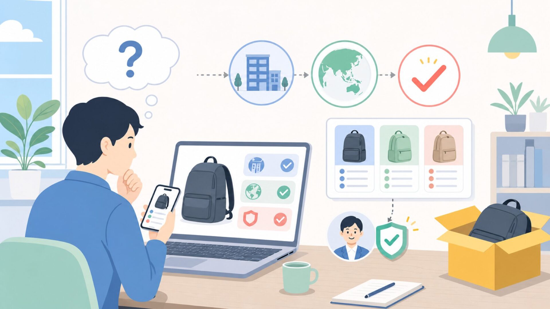 TACTIXはどこの国?母体企業と原産国を最初に結論づけるを表すイラスト