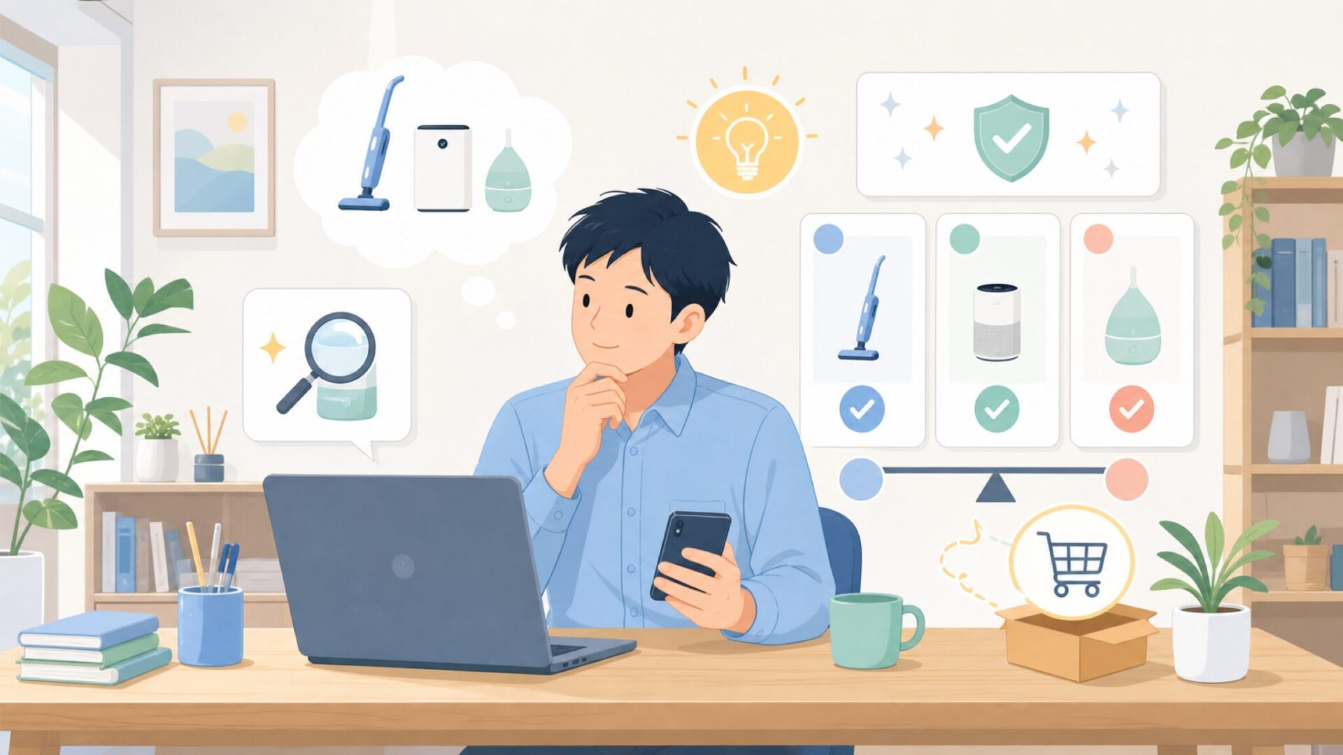 結論：COMFEEはどこの国のメーカー？タイプ別おすすめ早見表を表すイラスト