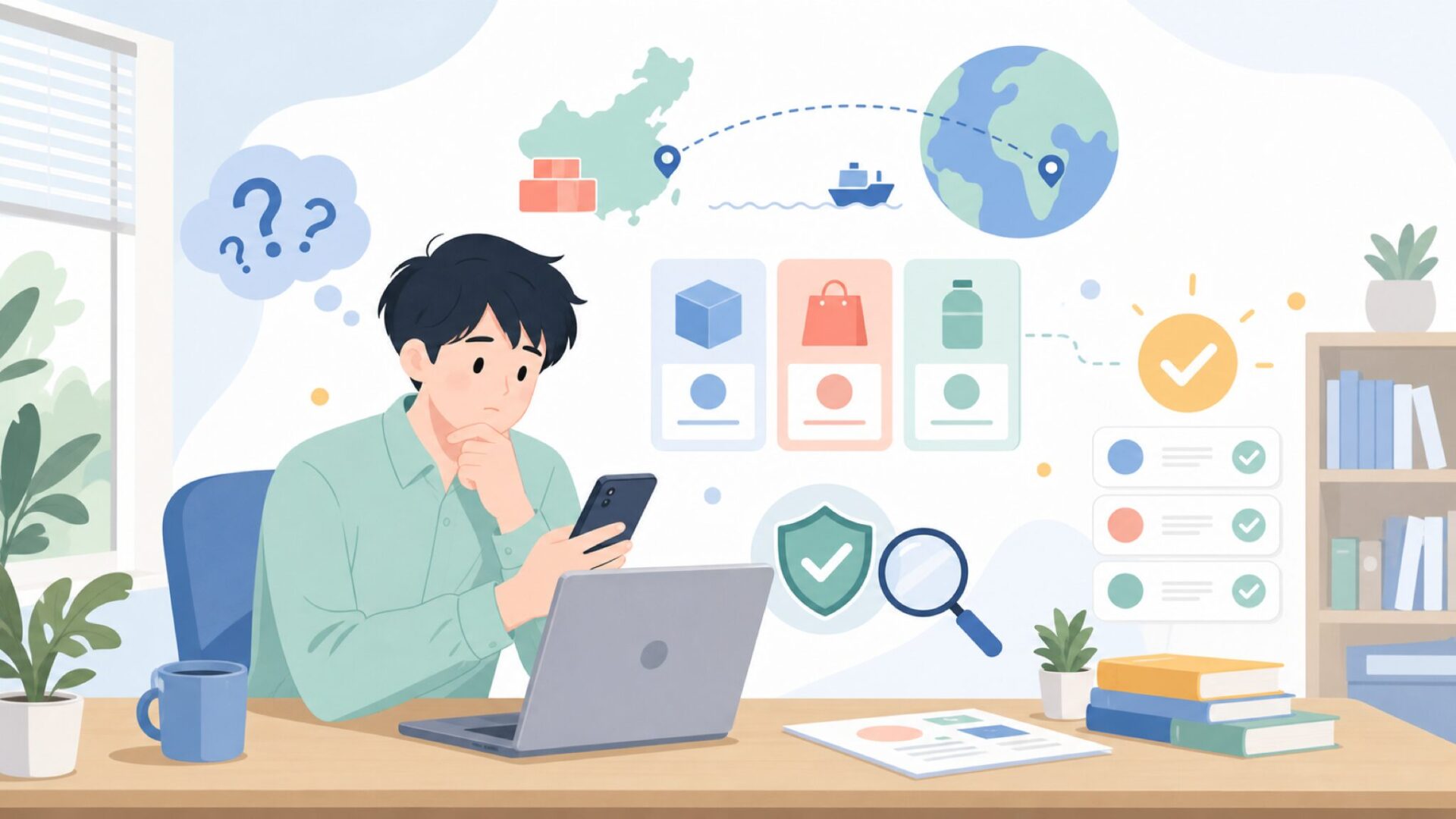 HOIBAI（ホイバイ）はどこの国のブランド？結論は中国発の輸入販売業者を表すイラスト