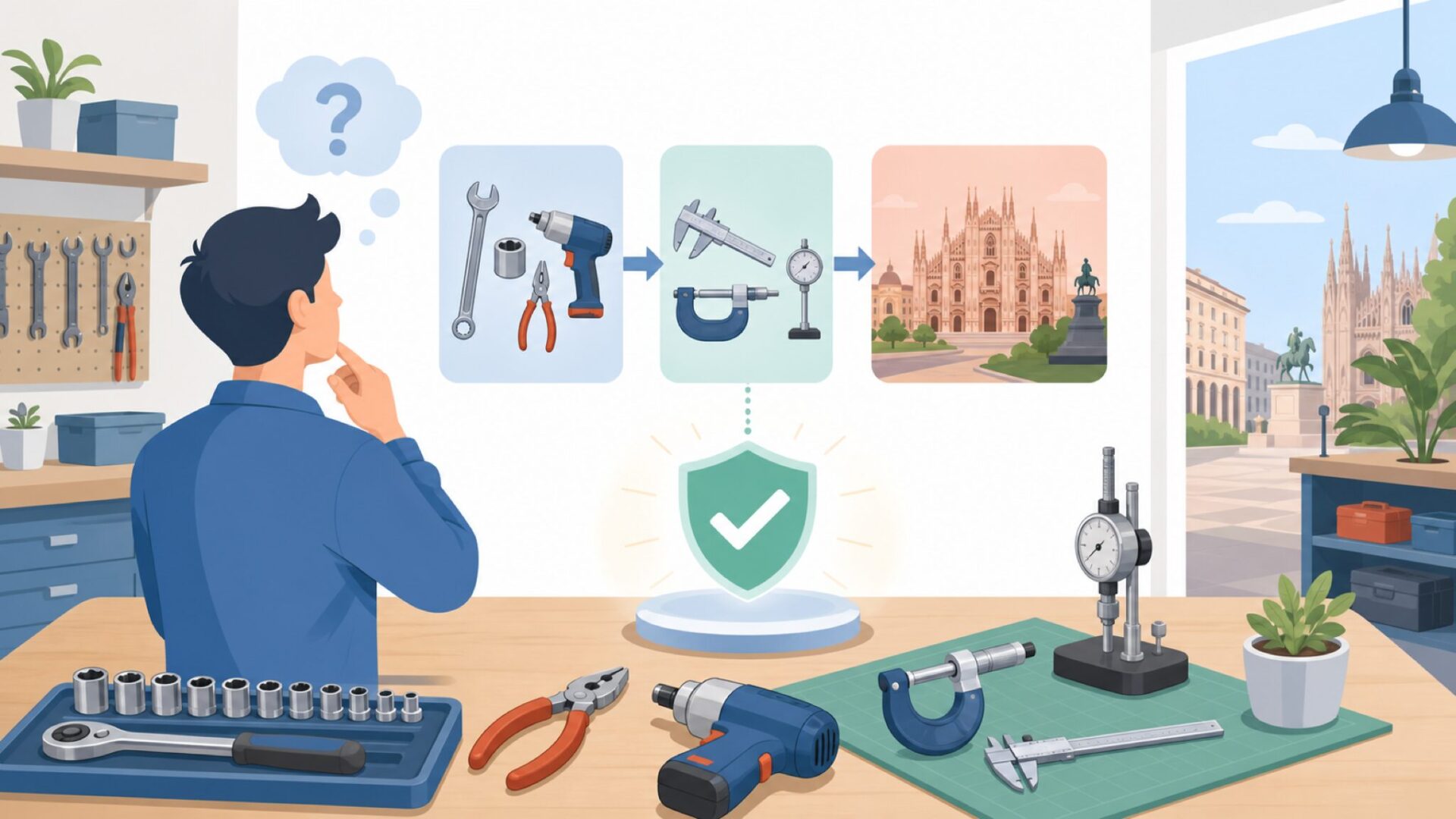 Dasqua(ダスクア)はどこの国のブランド?本社と製造国の答えを表すイラスト