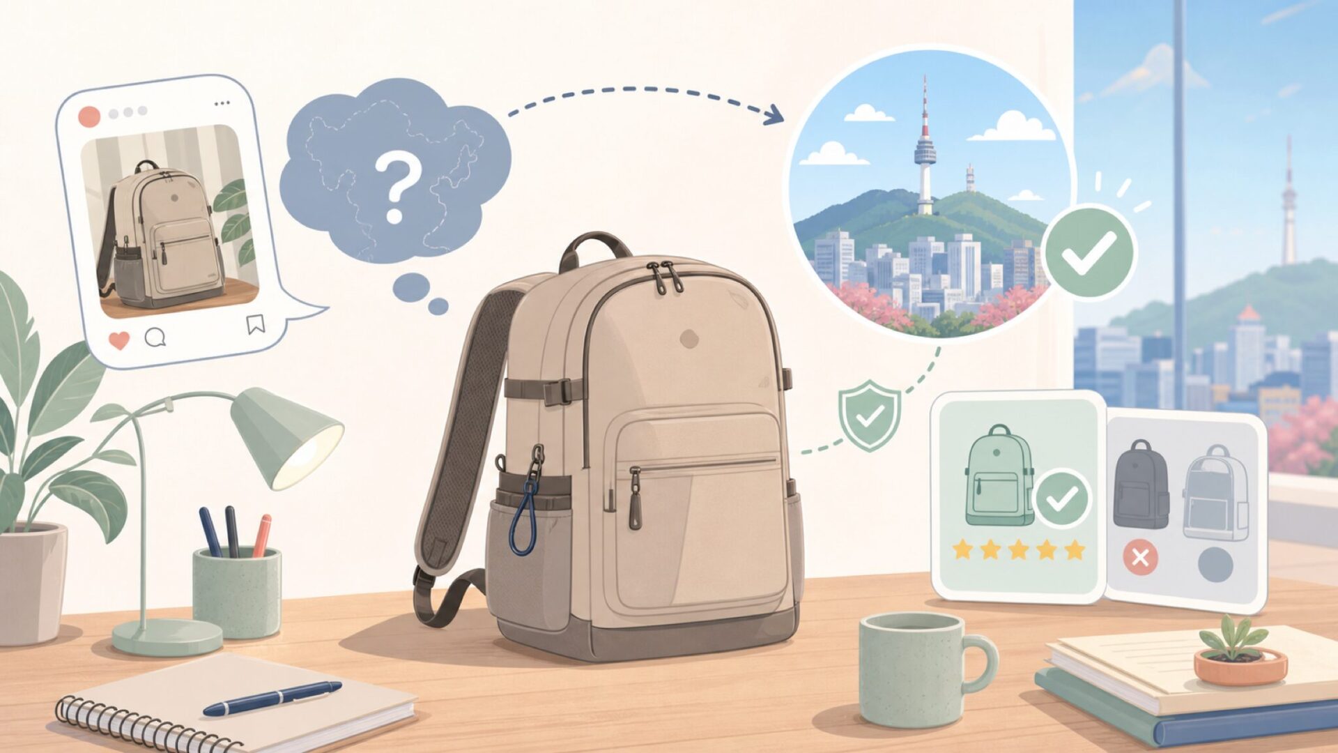 FIND KAPOORはどこの国のブランド？結論は韓国・ソウル発を表すイラスト