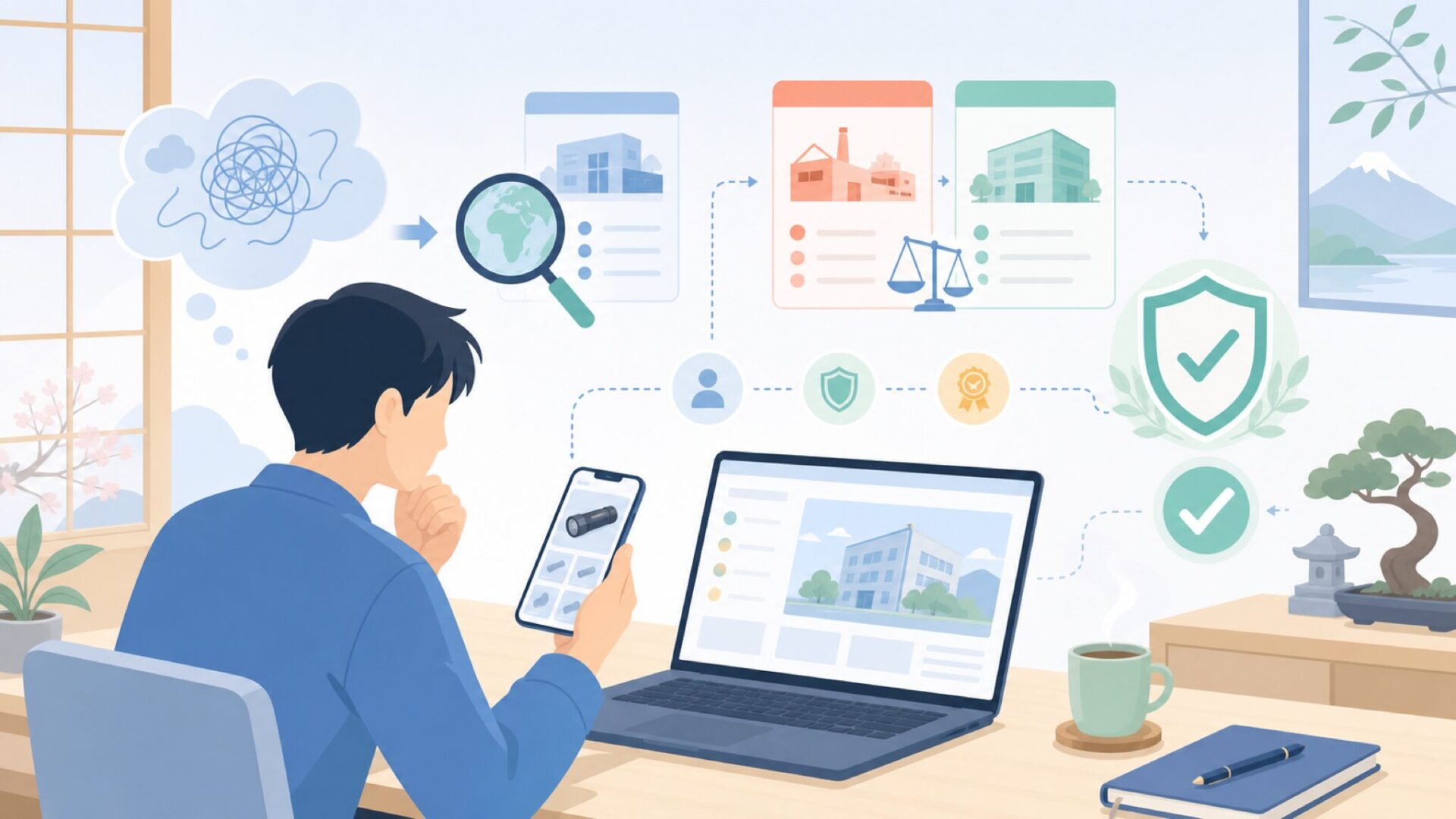WUBEN(ウーベン)はどこの国の会社?結論と企業概要を表すイラスト