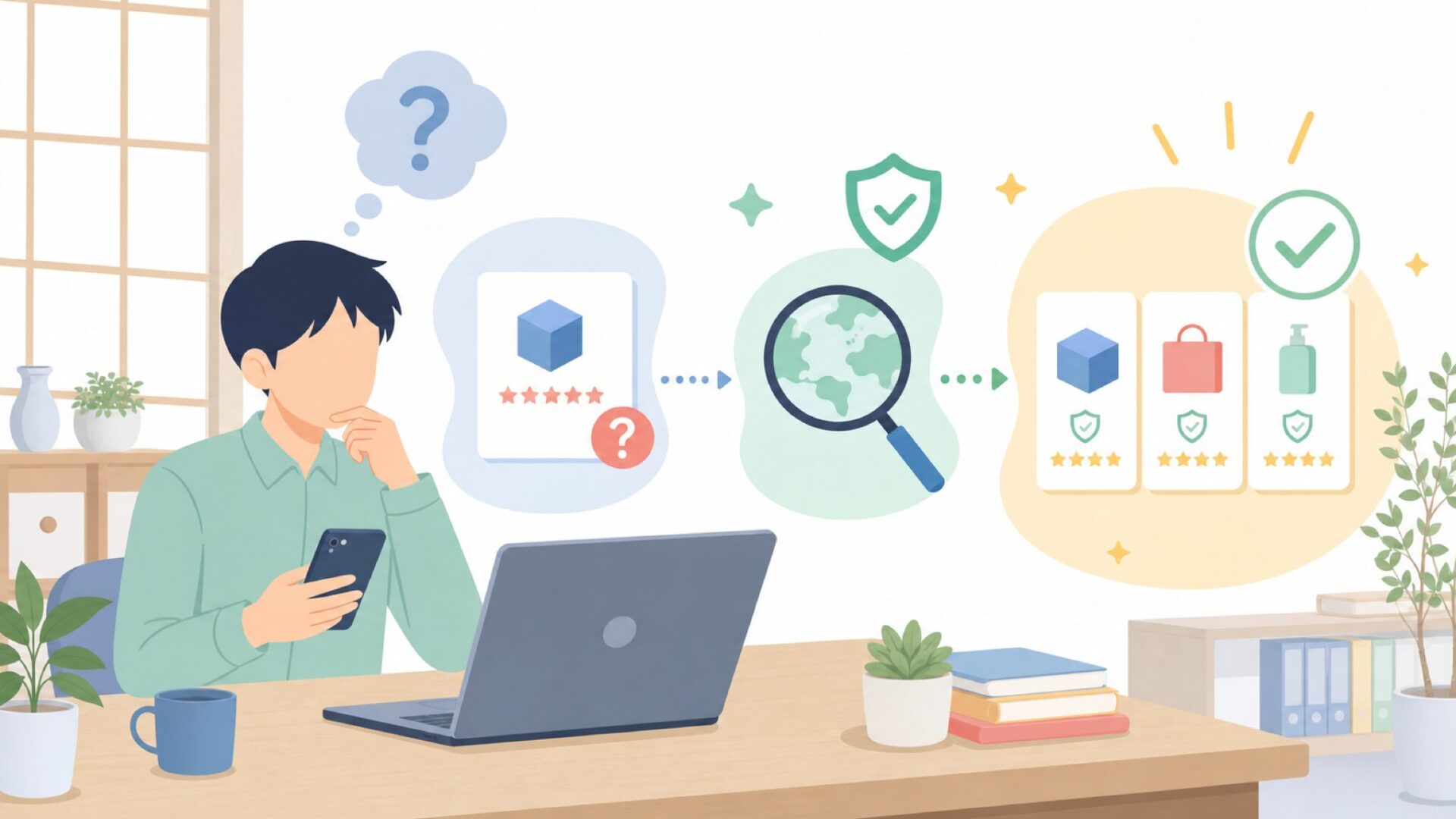 BIGASUOはどこの国のブランドなのかを表すイラスト