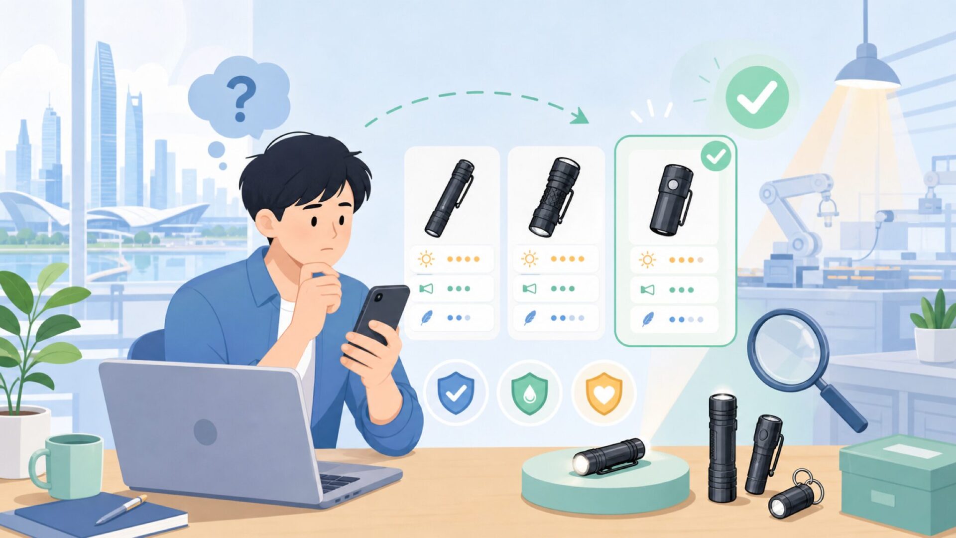 RovyVonは中国・深センが生んだEDCライトブランドを表すイラスト