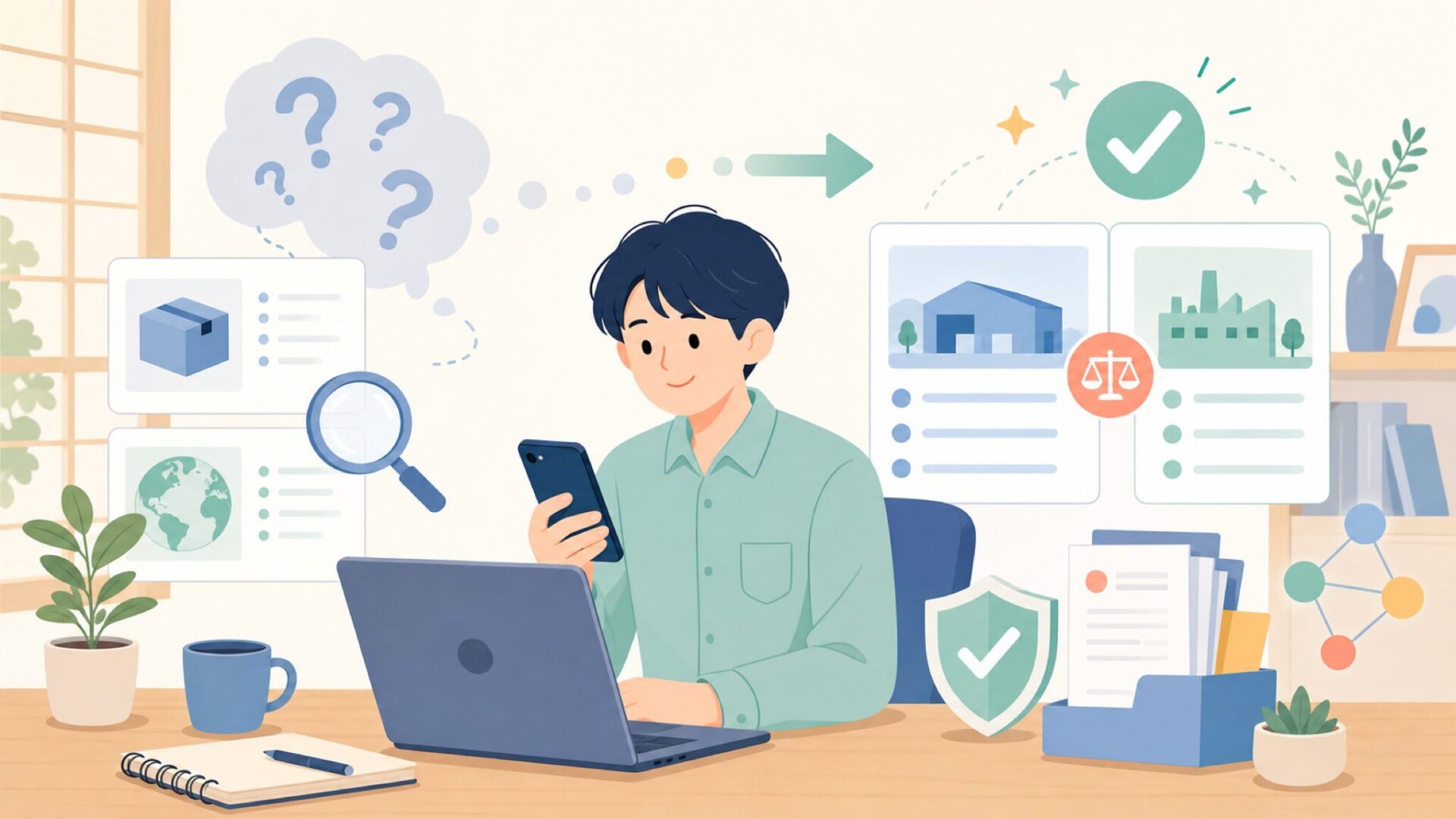 Pawzoneはどこの国？本社と設立背景を徹底調査を表すイラスト