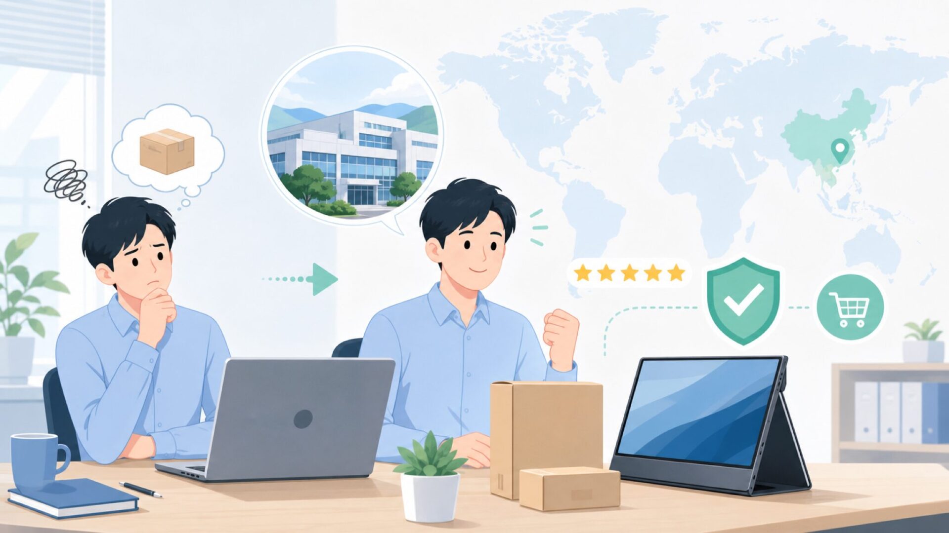 Desviewはどこの国のブランド?を表すイラスト