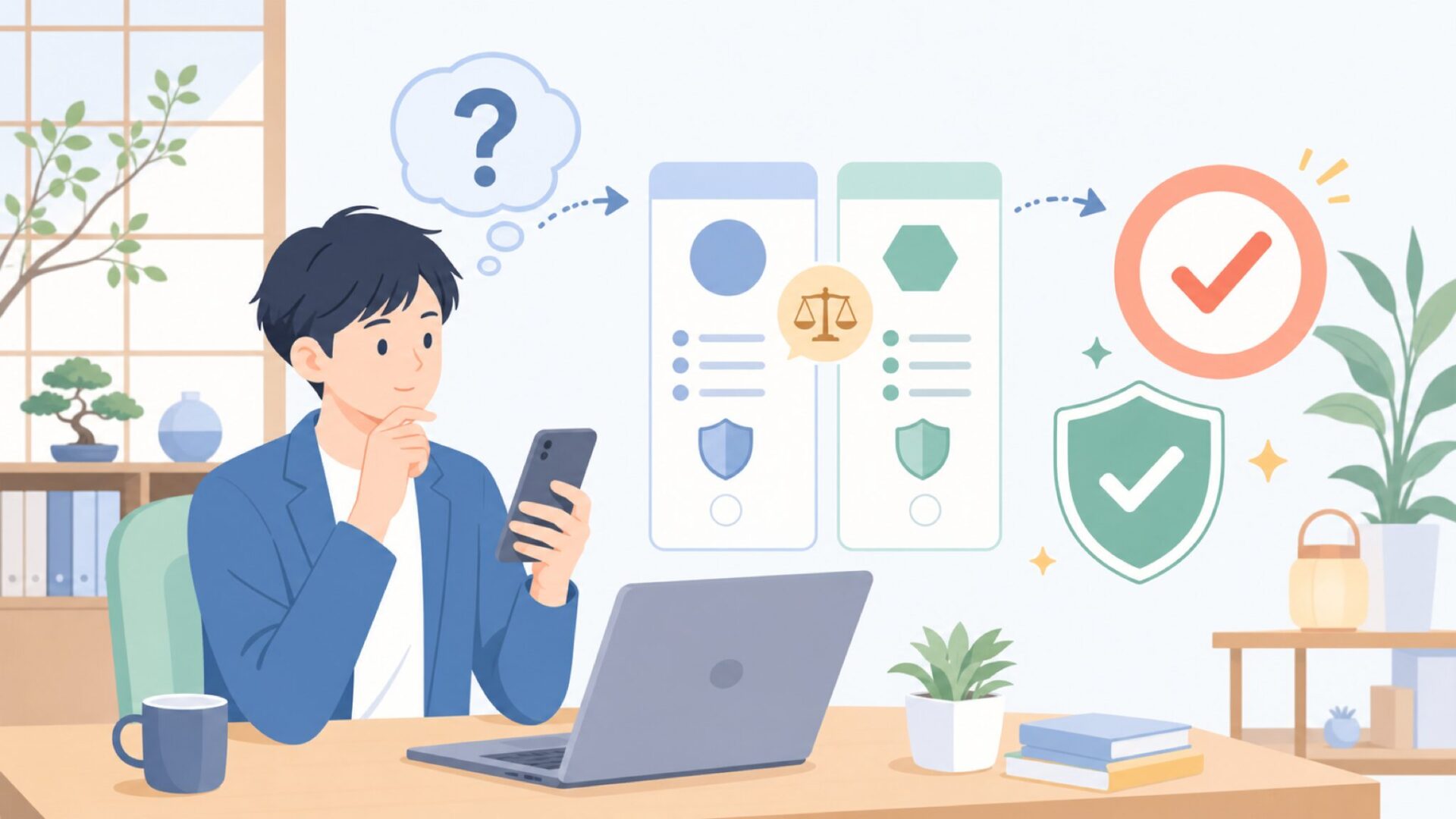 Vgateはどこの国のブランドか — まず答えを出すを表すイラスト
