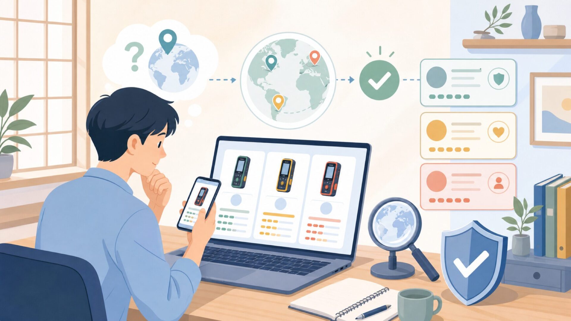 PREXISOはどこの国のブランドかを表すイラスト