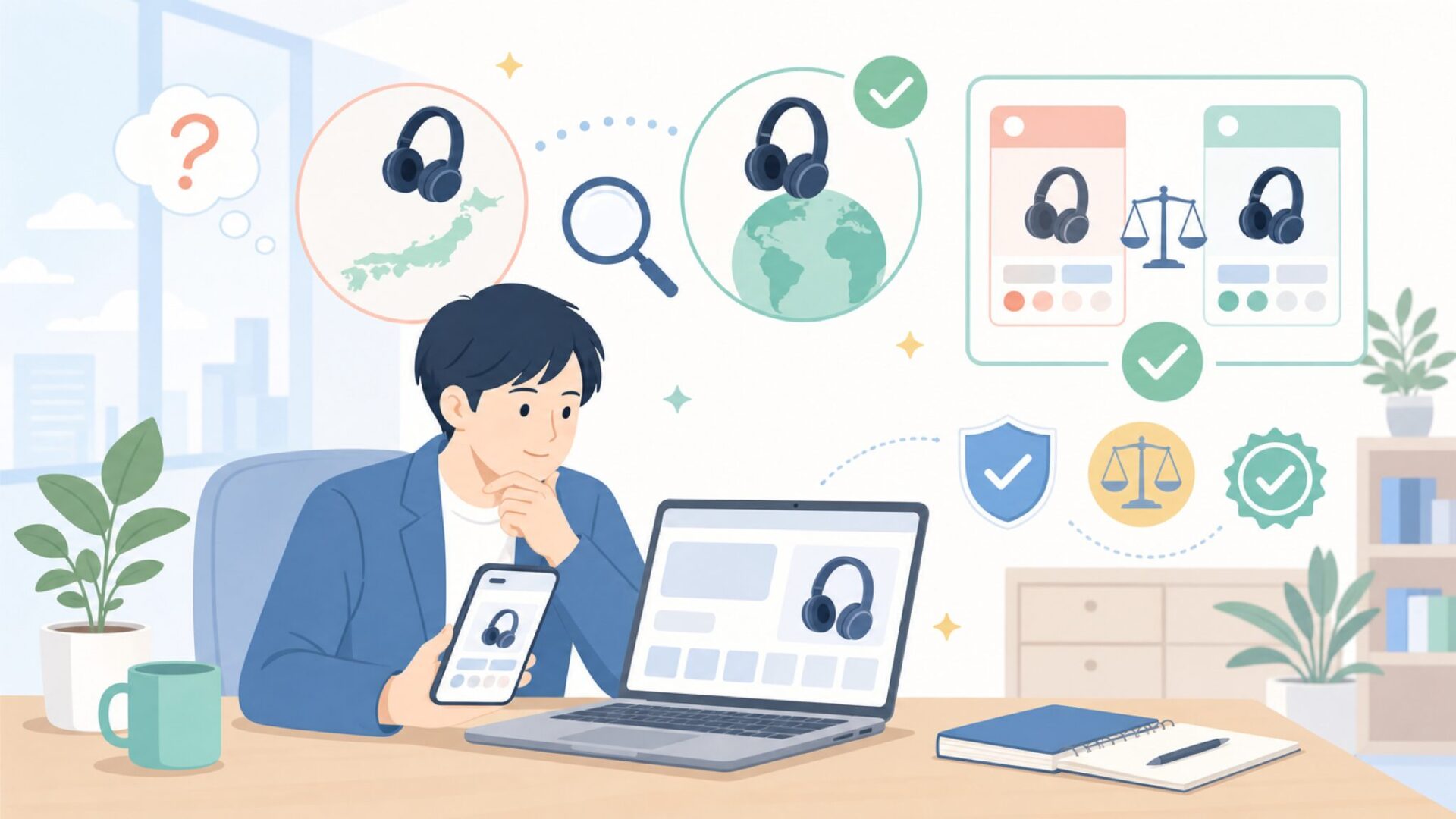 「ナカミチ」という名前に隠された事実——現在のNakamichiはどこの国の会社かを表すイラスト
