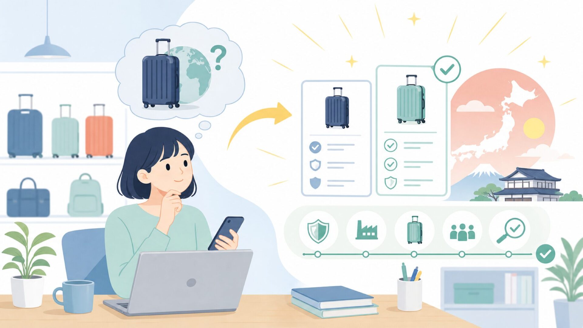 ACEはどこの国のブランド？結論は日本生まれの老舗メーカーを表すイラスト