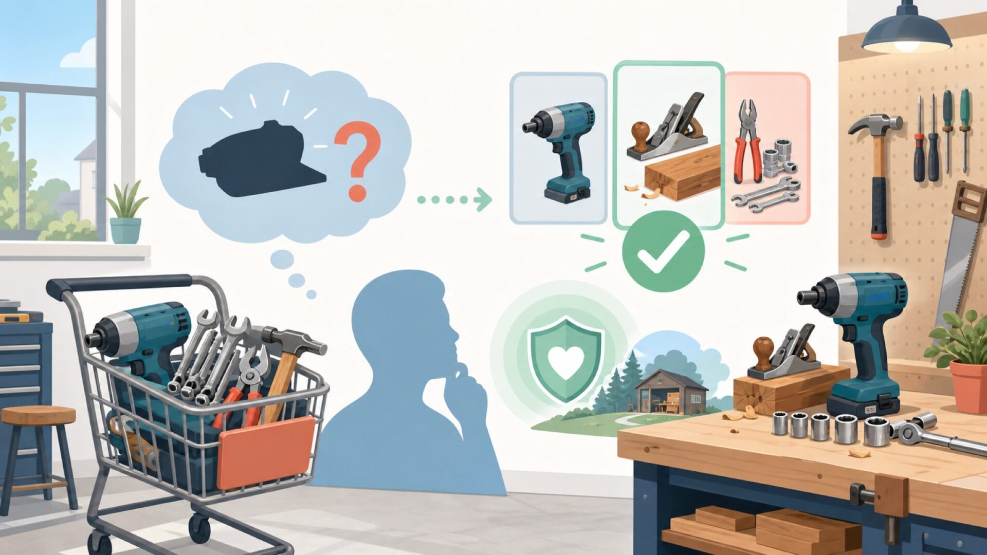 Milescraftはどこの国のブランド？結論はアメリカの木工ツールメーカーを表すイラスト