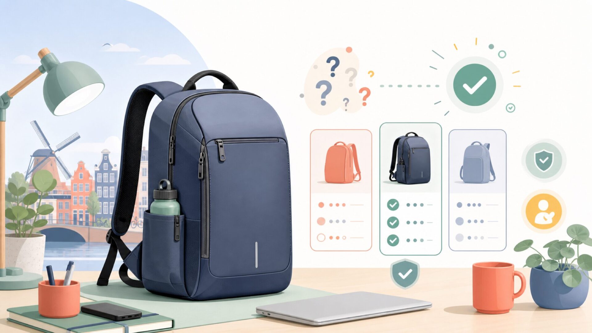 XD Designはオランダ発のデザインブランドだったを表すイラスト