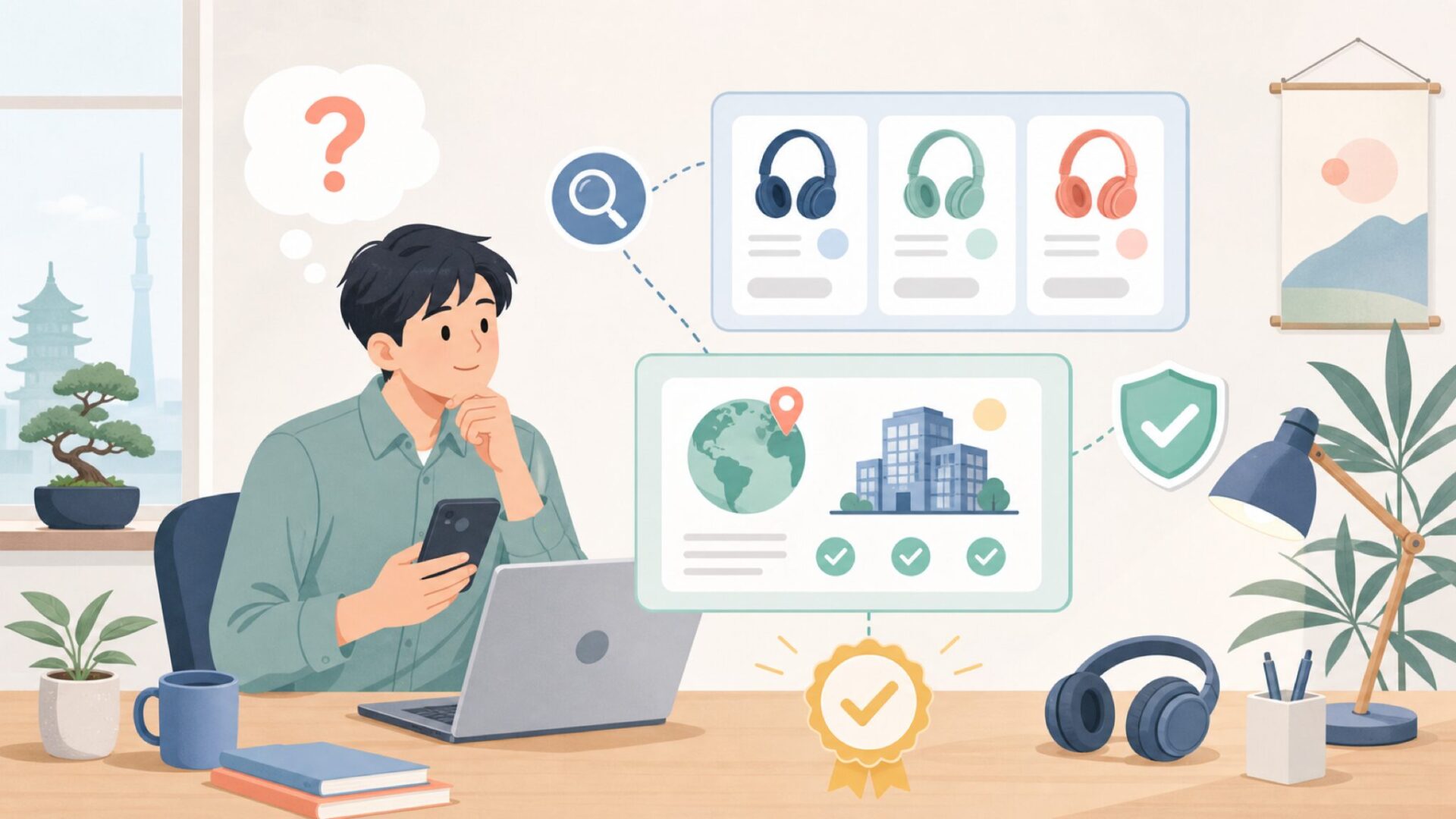 TREBLABはどこの国のブランドか？国籍と設立背景を解説を表すイラスト