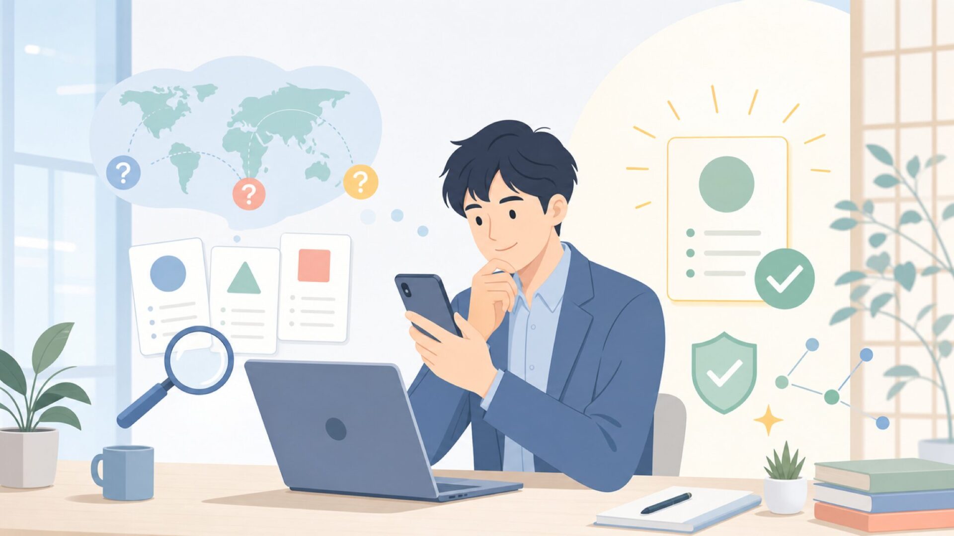 cadoはどこの国のブランド？——結論からお伝えしますを表すイラスト