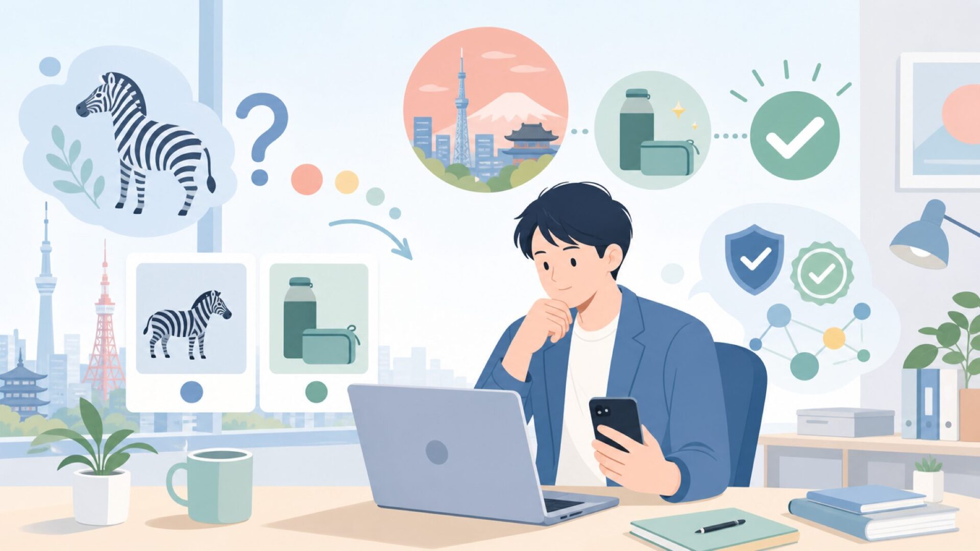 ZEBRAはどこの国？答えは「東京生まれの日本ブランド」を表すイラスト