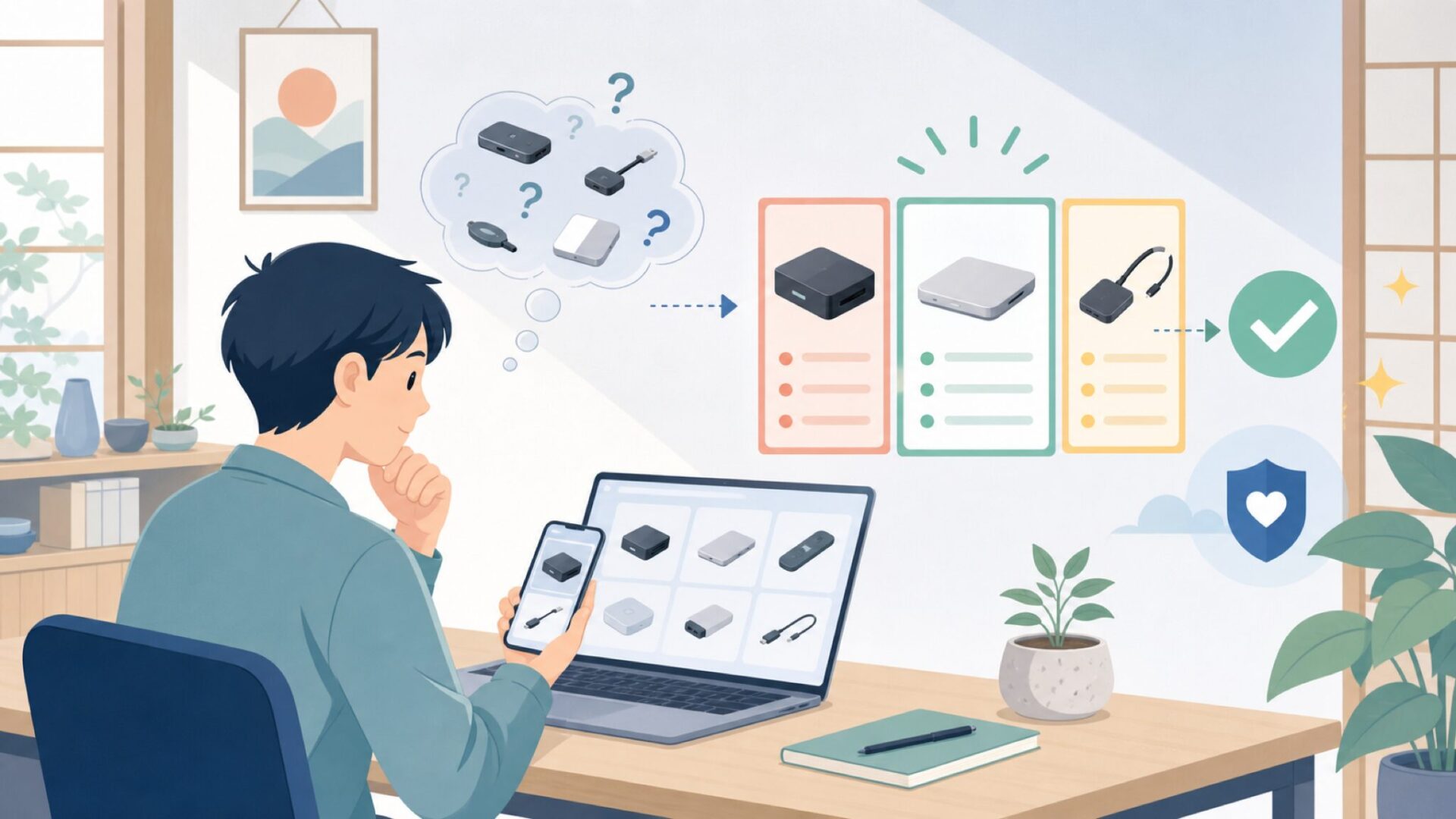 FLIRCはどこの国のブランド？結論はアメリカ発のガジェットメーカーを表すイラスト