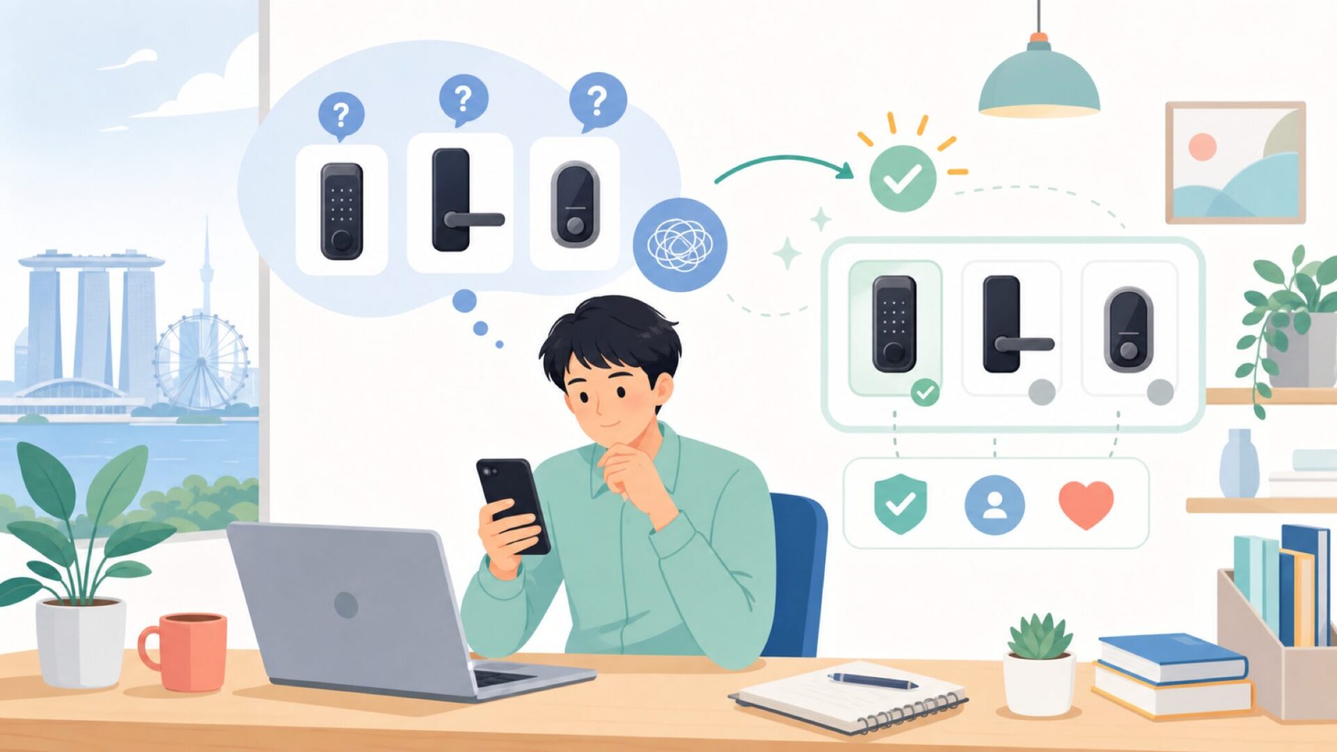 igloohomeはどこの国のメーカーか——結論はシンガポールを表すイラスト