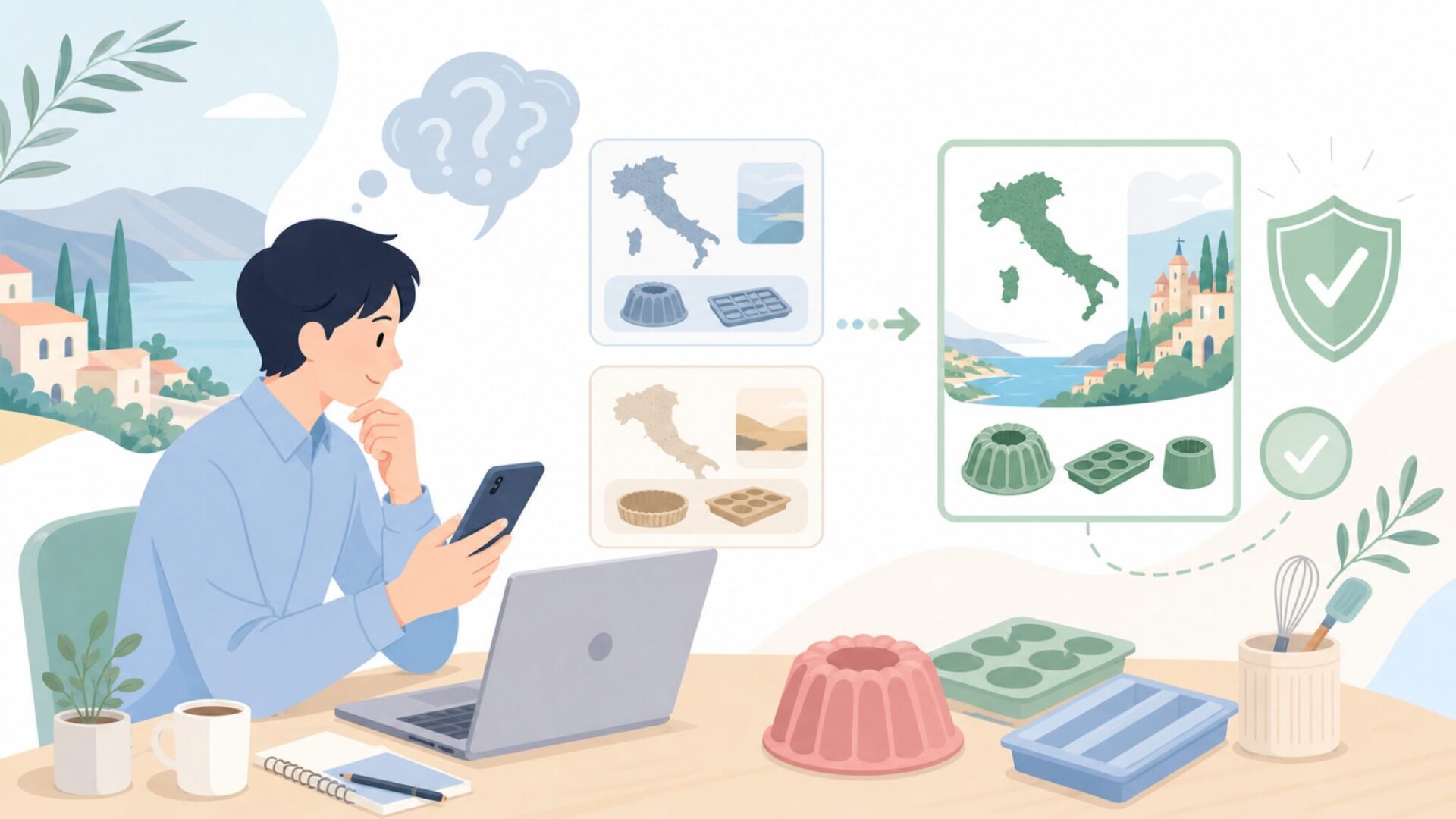 Silikomartはどこの国のブランド？発祥地イタリアから読み解く実力を表すイラスト