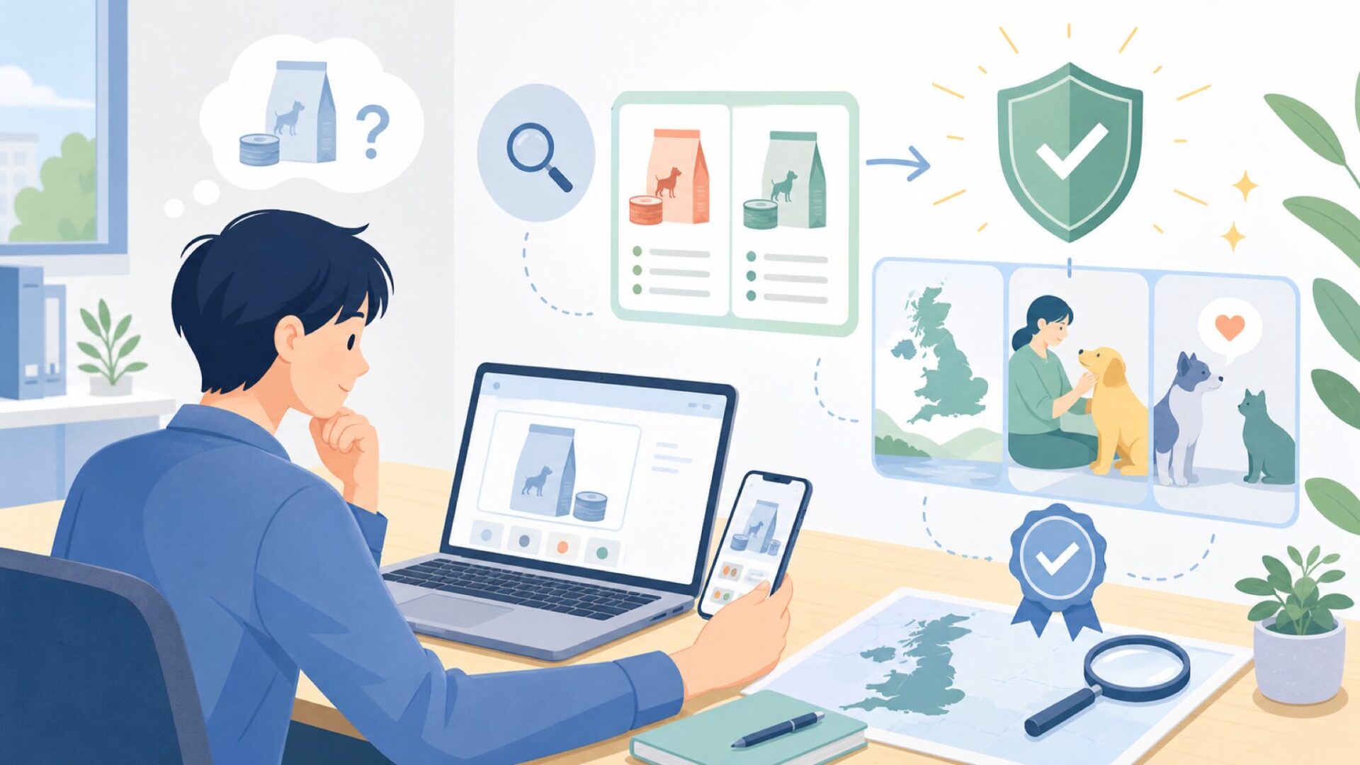 Company of Animalsはどこの国？ — 結論はイギリスのブランドですを表すイラスト