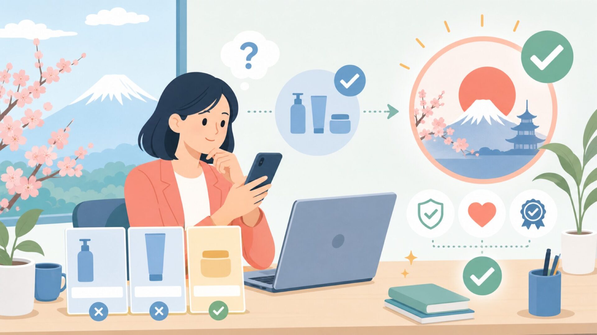 Kaedear（カエディア）はどこの国のブランド？答えは日本を表すイラスト