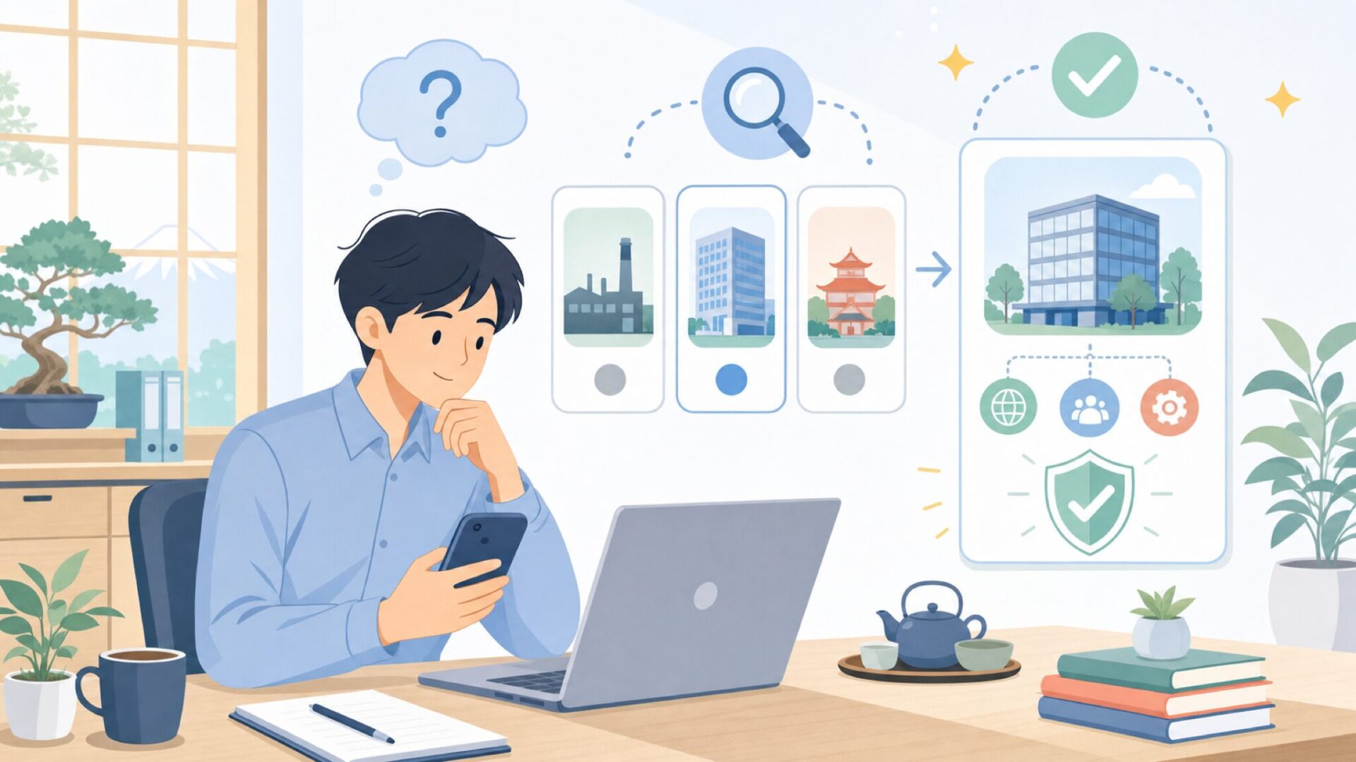 INKBIRDはどこの国のブランドか——本社と会社概要を表すイラスト