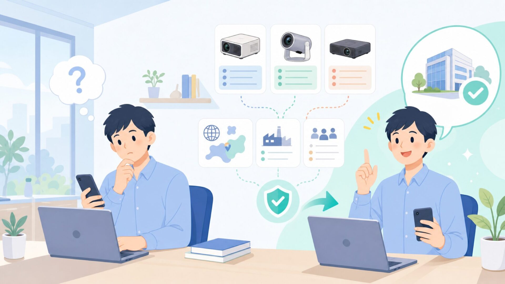 Dangbeiはどこの国？企業の素顔を知るための基本情報を表すイラスト