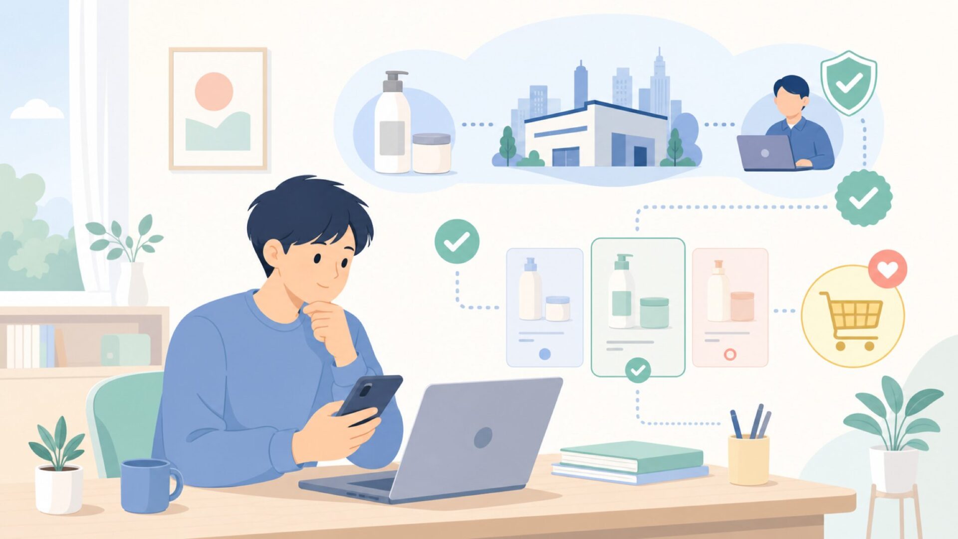 Solimoはどこの国のブランド？運営元はアメリカのAmazonを表すイラスト
