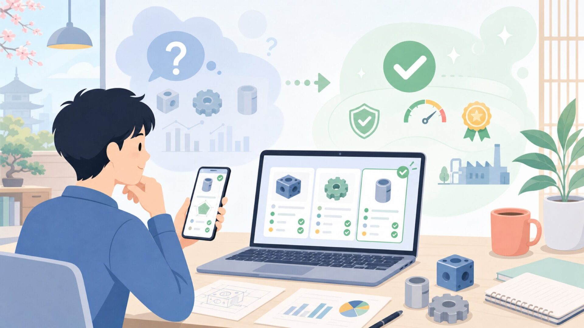 GYSが本格メーカーといえる技術力の裏付けを表すイラスト