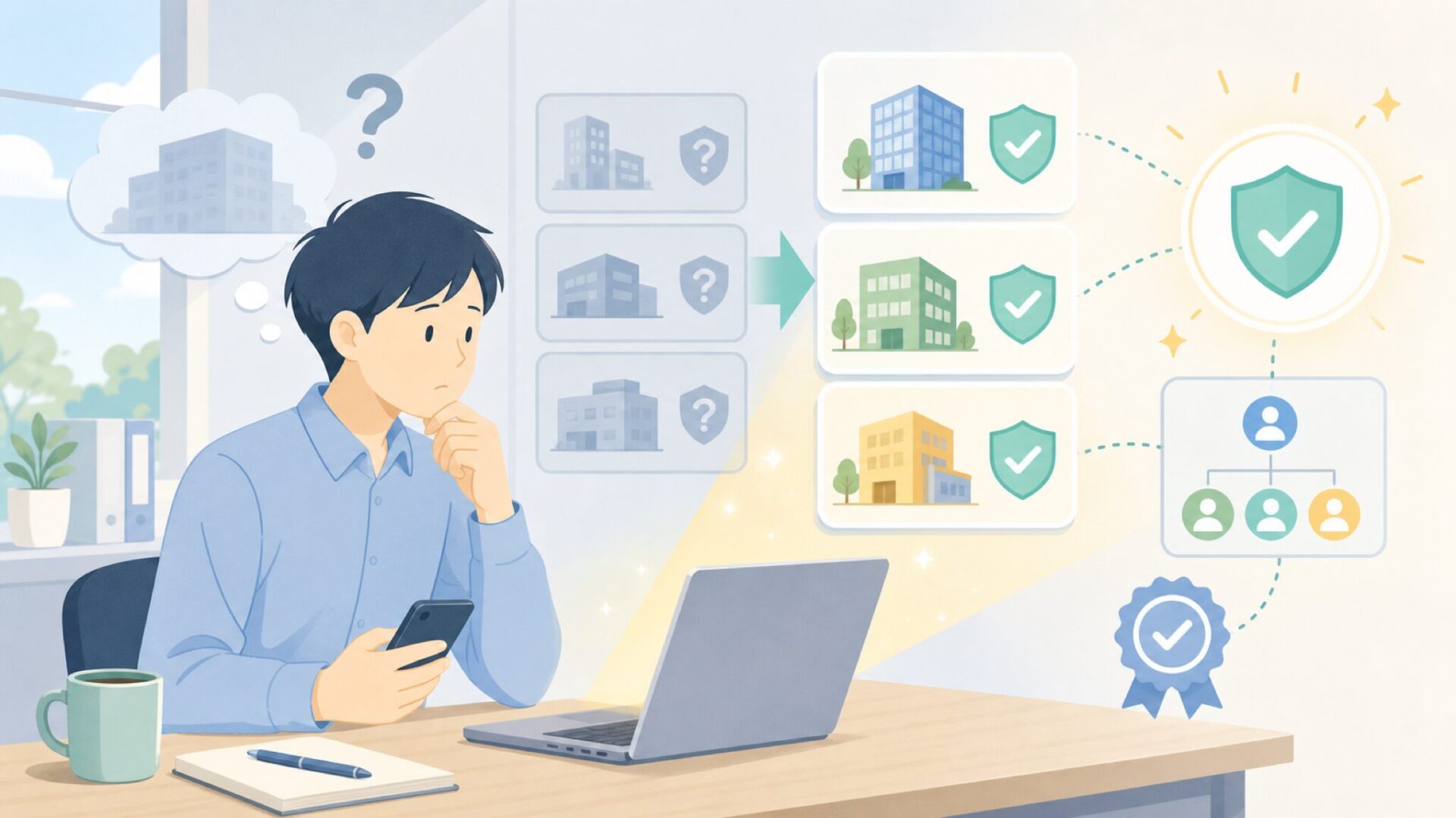 Ottocastの運営会社はどんな企業なのかを表すイラスト
