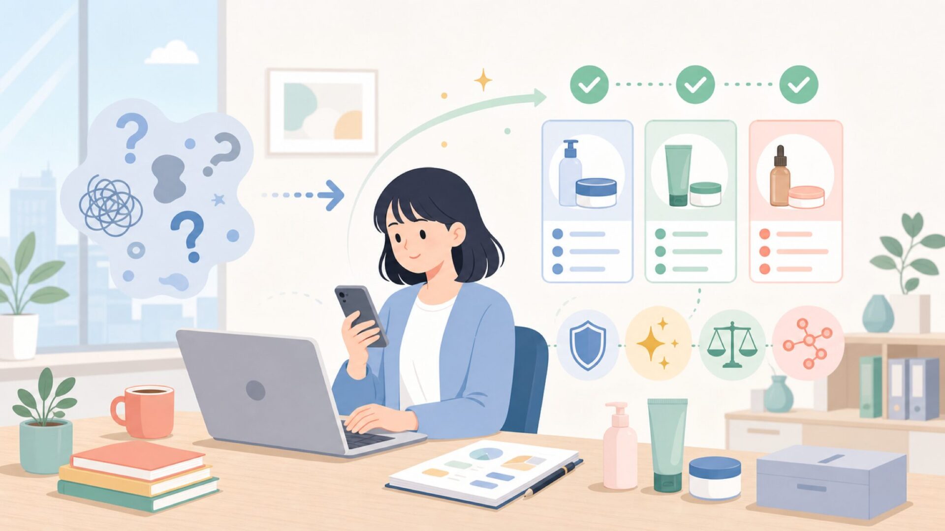MEILANはどんな製品を作っているブランドなのかを表すイラスト