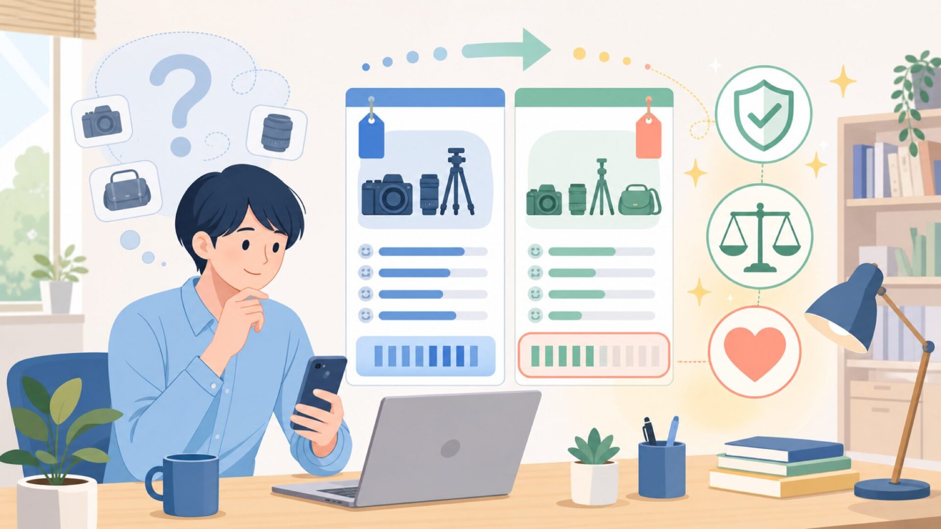 なぜLEKATOはこんなに安い？価格のカラクリと中国ブランドへの誤解を表すイラスト