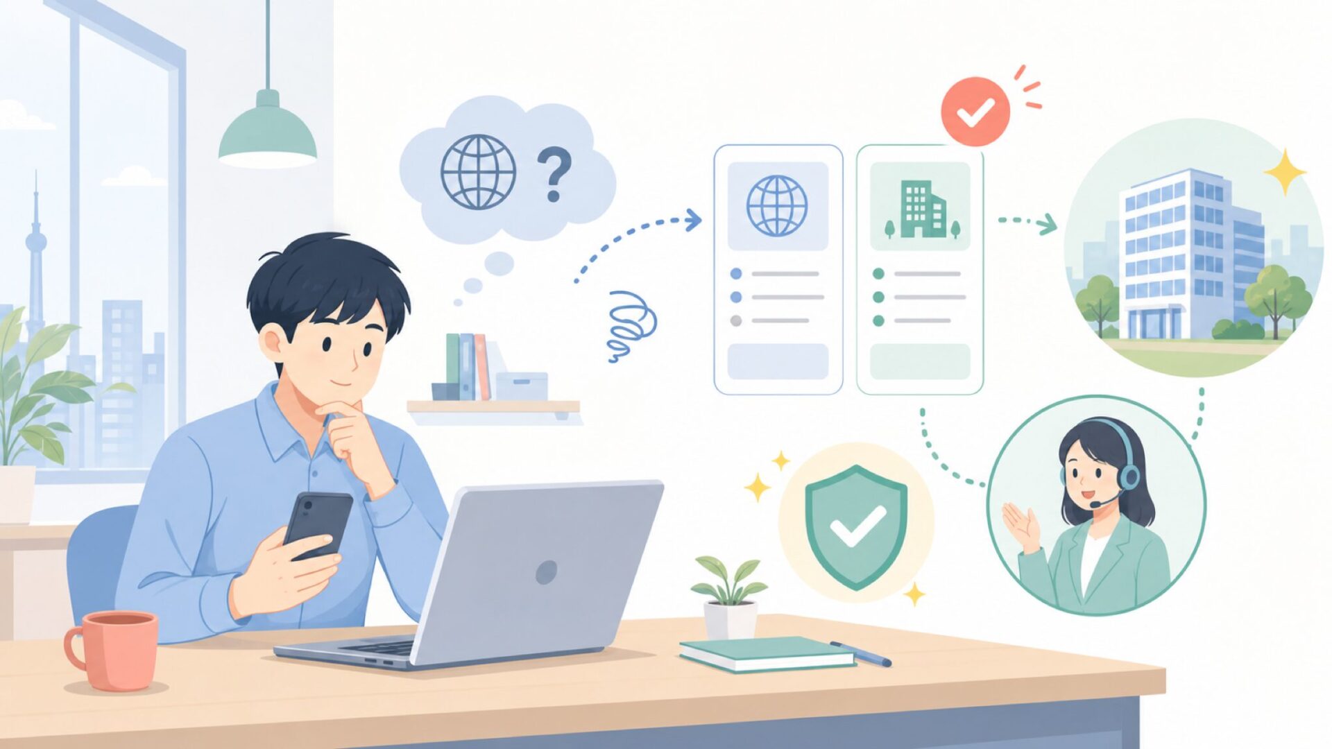 実は日本に正規法人がある——TESmart株式会社の実態を表すイラスト