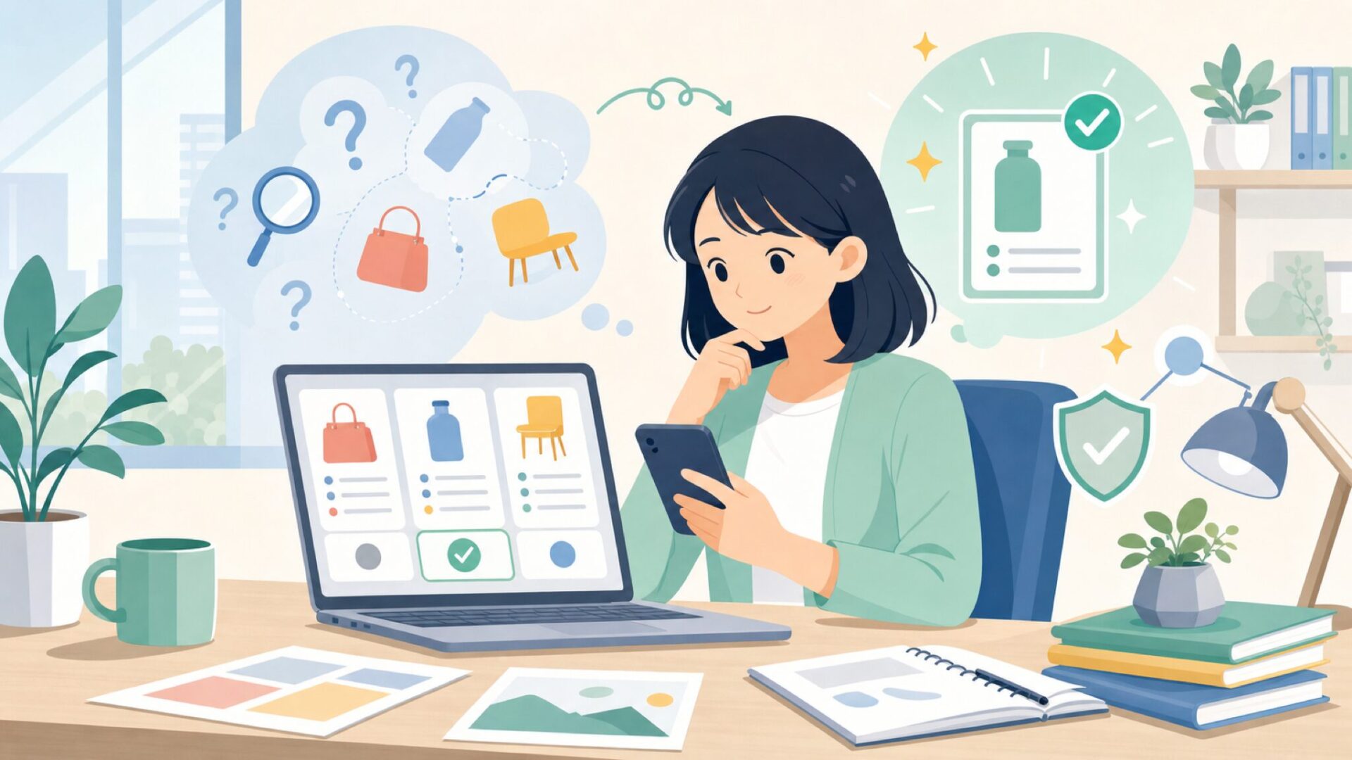 Safuciivはどんな製品を扱っているのかを表すイラスト