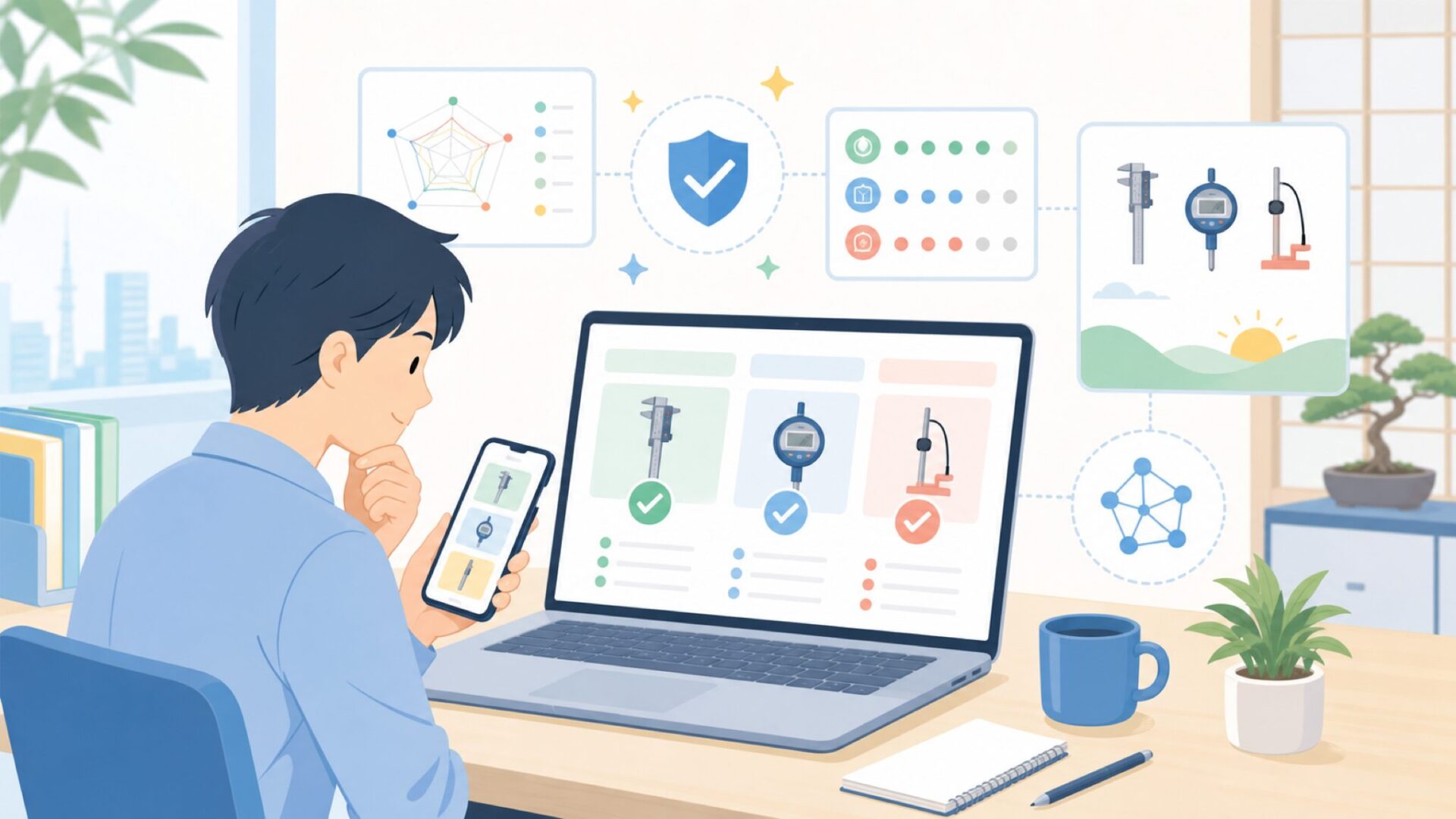 iGagingはどんな会社?ブランドの立ち位置を知るを表すイラスト
