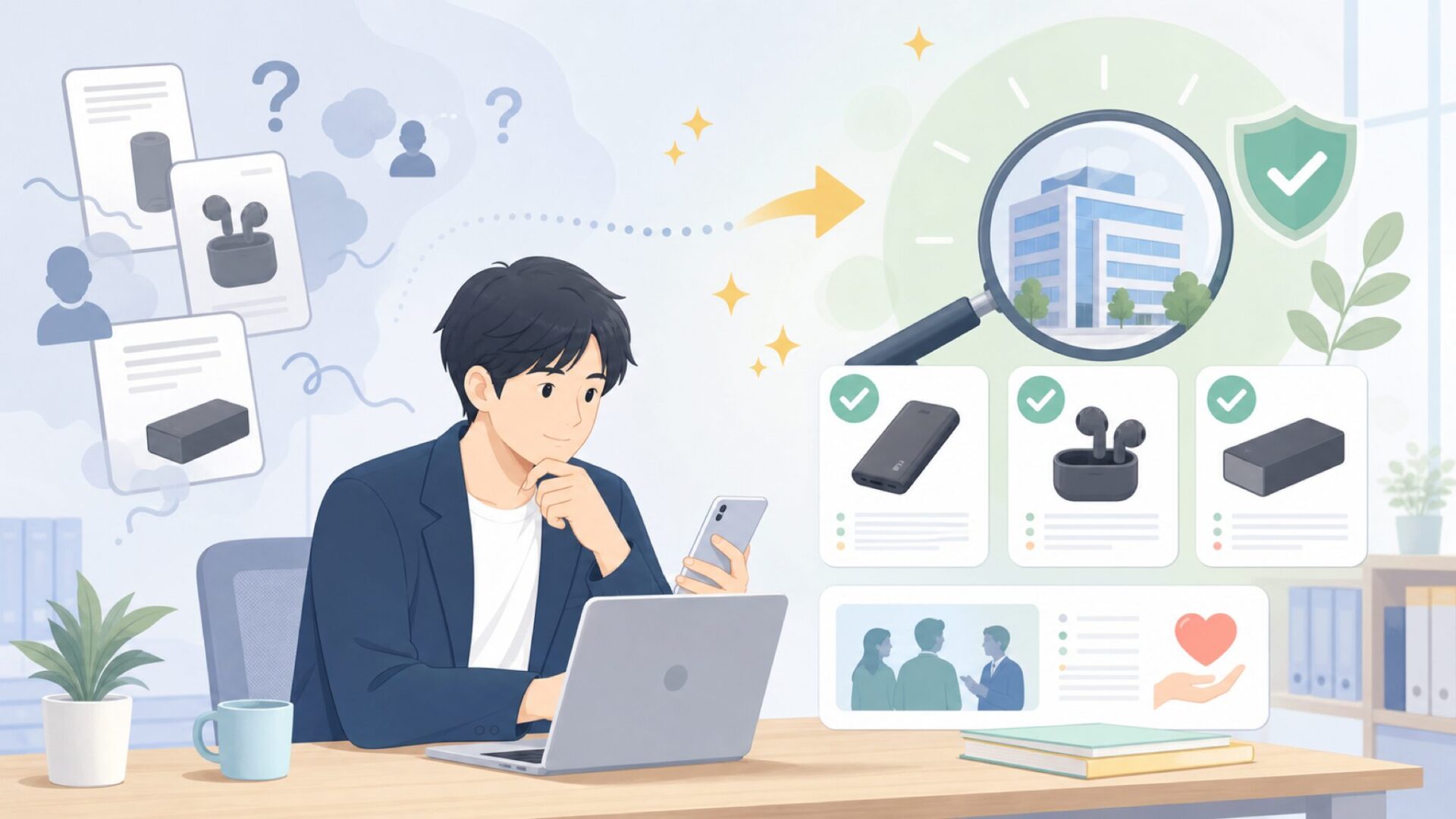 Kingsdunを運営する会社の素性と立ち位置を表すイラスト
