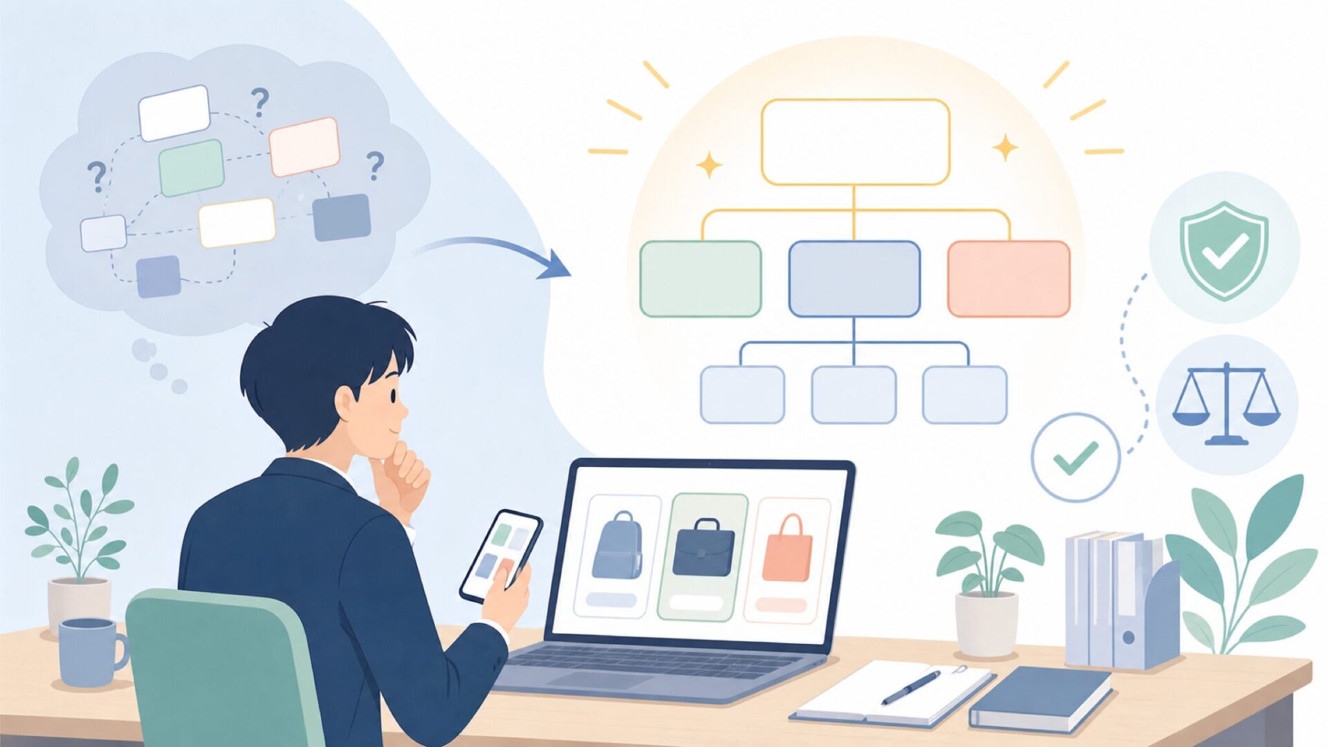 エースグループのブランド体系から見るace.GENEの立ち位置を表すイラスト