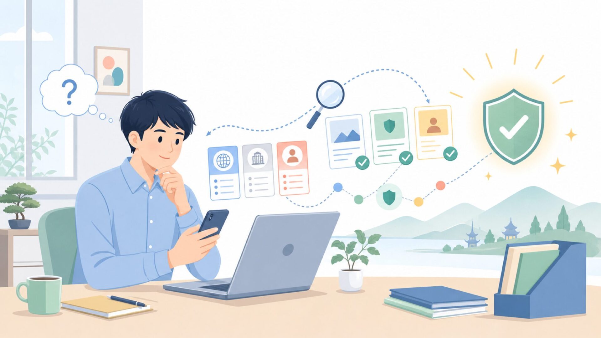 Longsafe（Longasefe）はどこの国の会社で、誰が運営しているのかを表すイラスト